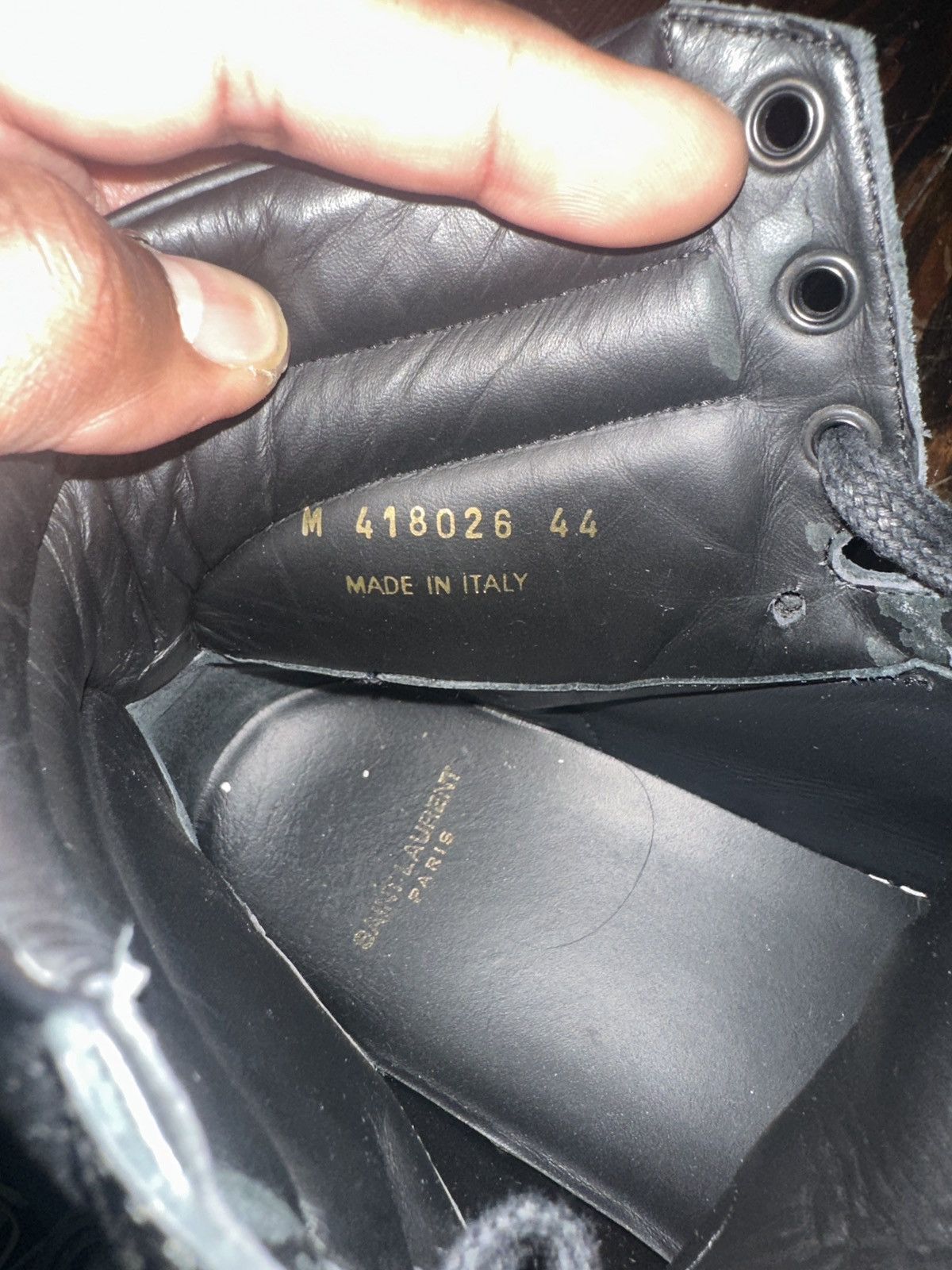 Yves Saint Laurent YSL high top Sneakers Size US 11 / EU 44 - 6 Thumbnail