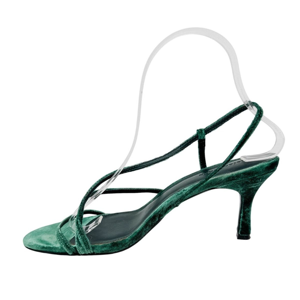 Reformation Reformation Marylou Velvet Slingback Sandals green size 7.5 Size US 7.5 / IT 37.5 - 10 Thumbnail
