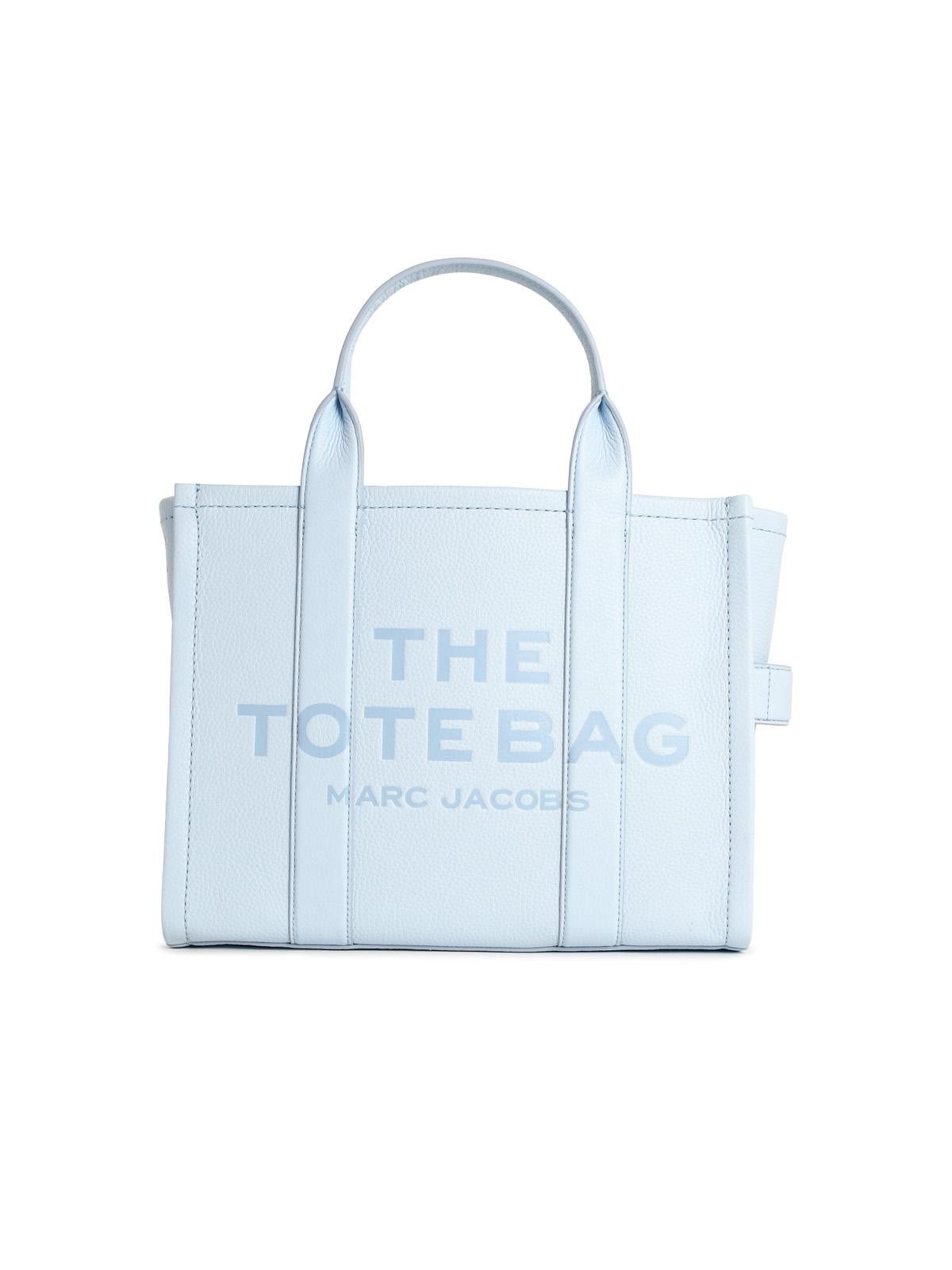 Marc Jacobs MARC JACOBS (THE) 'The Totebag' Medium Bag In Cloudy Blue Leather Size ONE SIZE - 1 Thumbnail