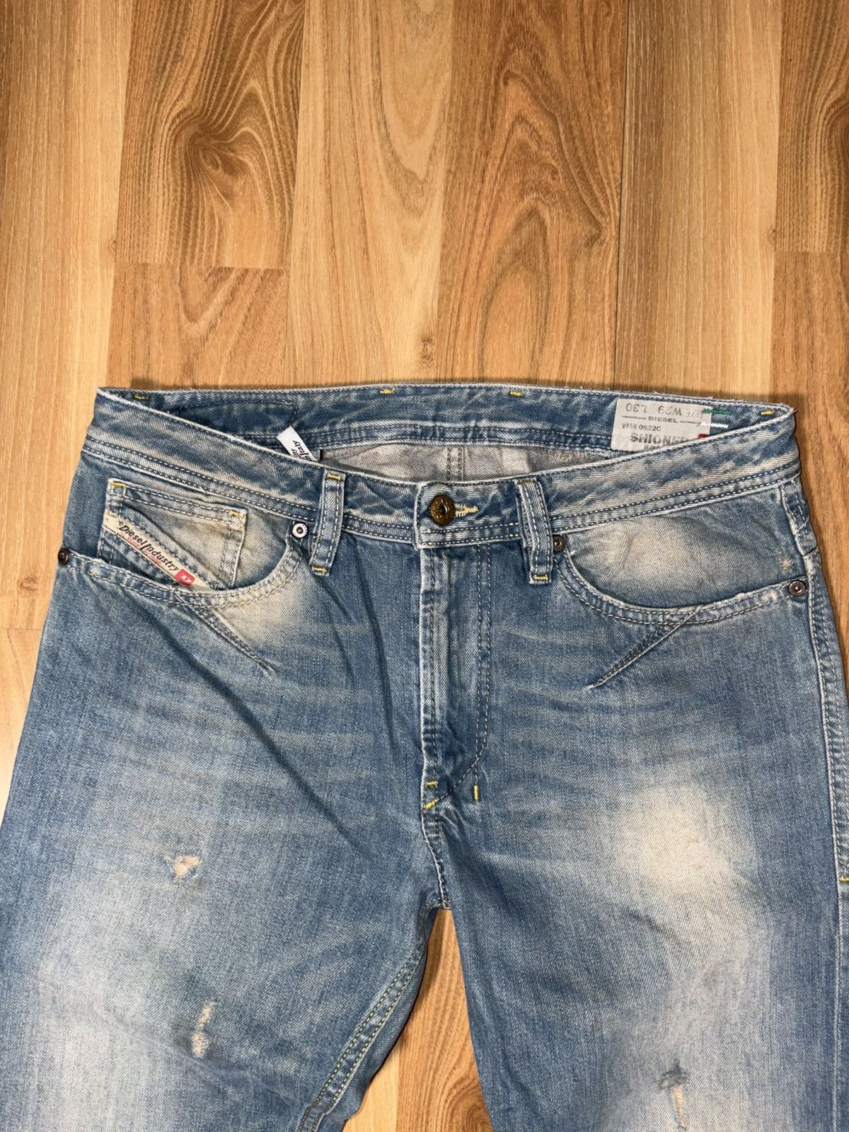 Diesel Diesel Shioner 0822C SlimSkinny Made in Italy Archive3D Wash Size US 29 - 3 Thumbnail