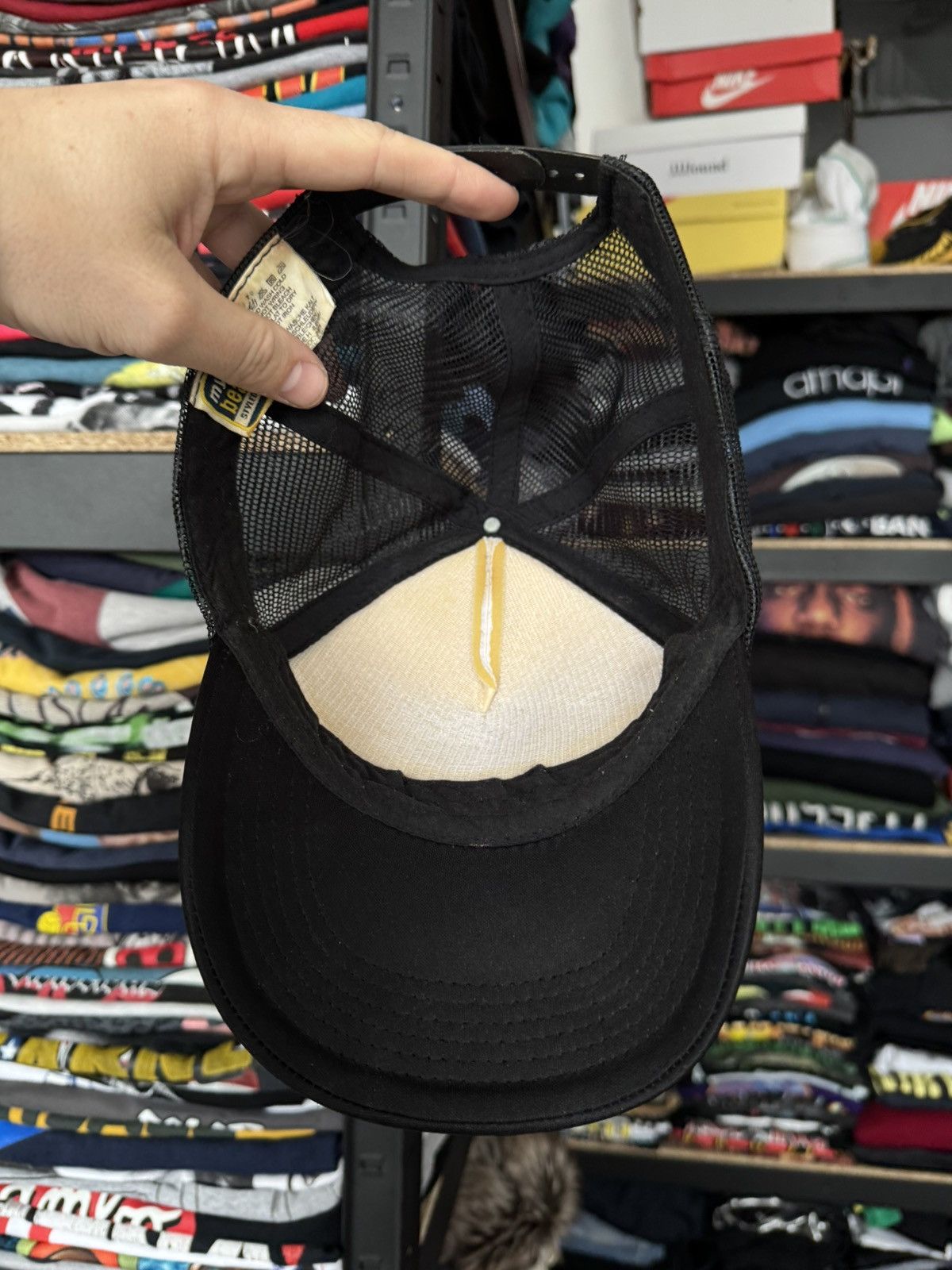 Vintage Trucker Hat Porn and Race Sexy Girl cap Size ONE SIZE - 8 Thumbnail