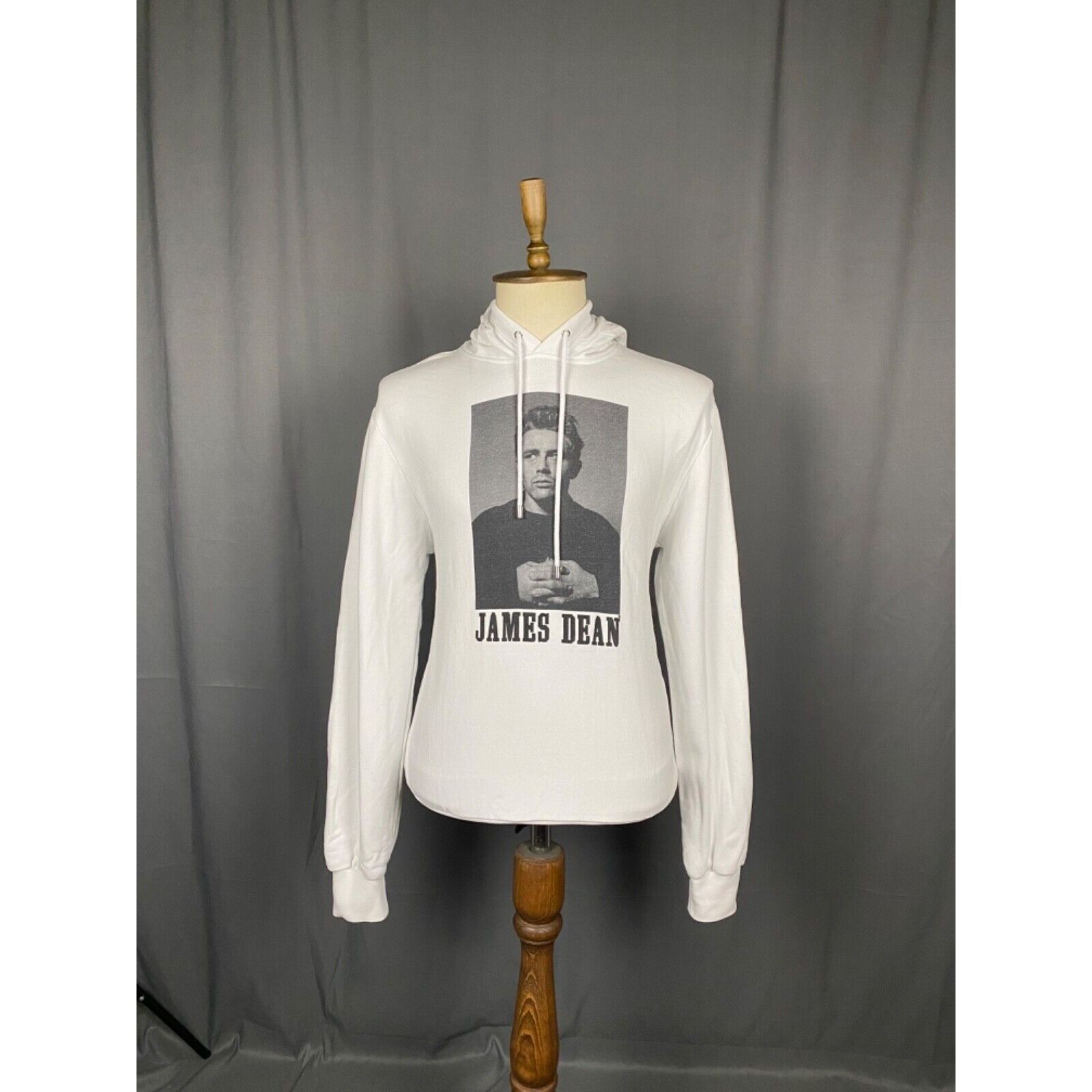 Dolce & Gabbana Dolce&Gabanna James Dean Big Logo Men's White Hoodie Sweater Size US XL / EU 56 / 4 - 3 Thumbnail