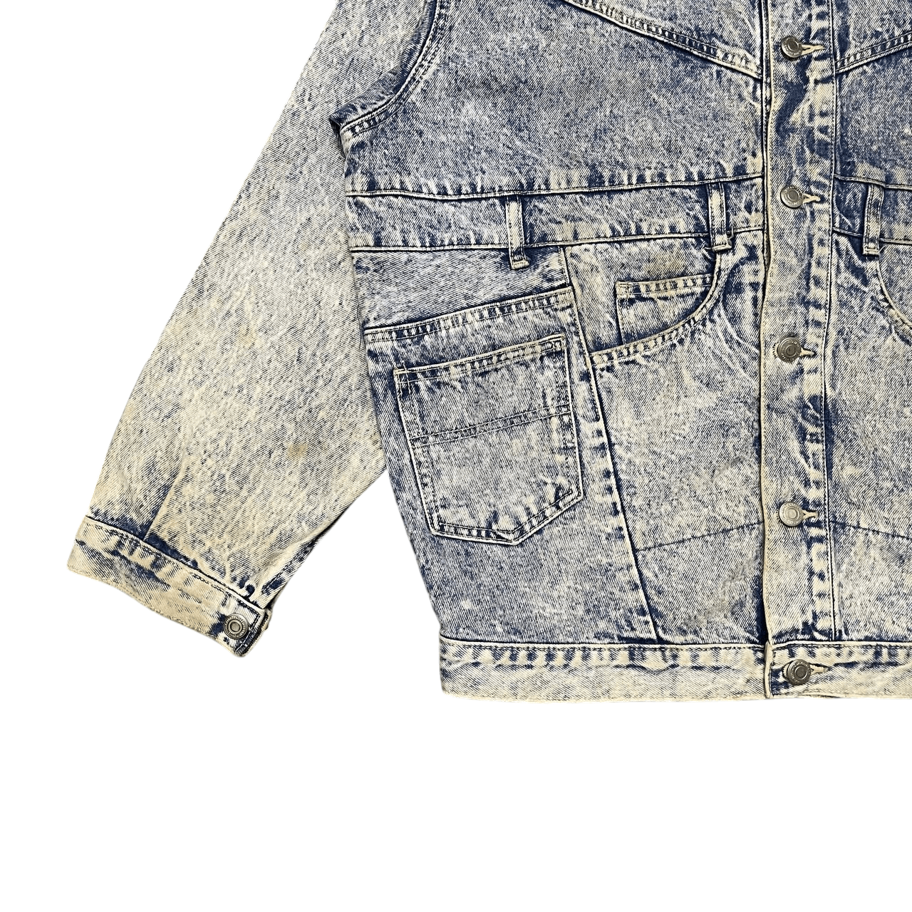 Japanese Brand Vintage Bell Scott Multi Pocket Denim Jacket Size US M / EU 48-50 / 2 - 3 Thumbnail