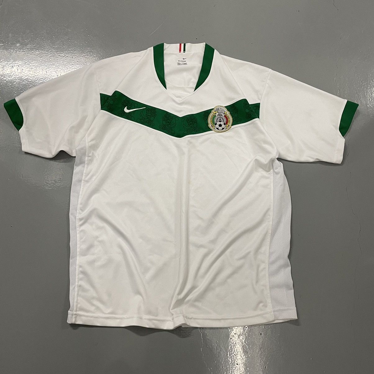 Nike Crazy Vintage Y2k Blokecore Mexico Soccer Jersey Grailed