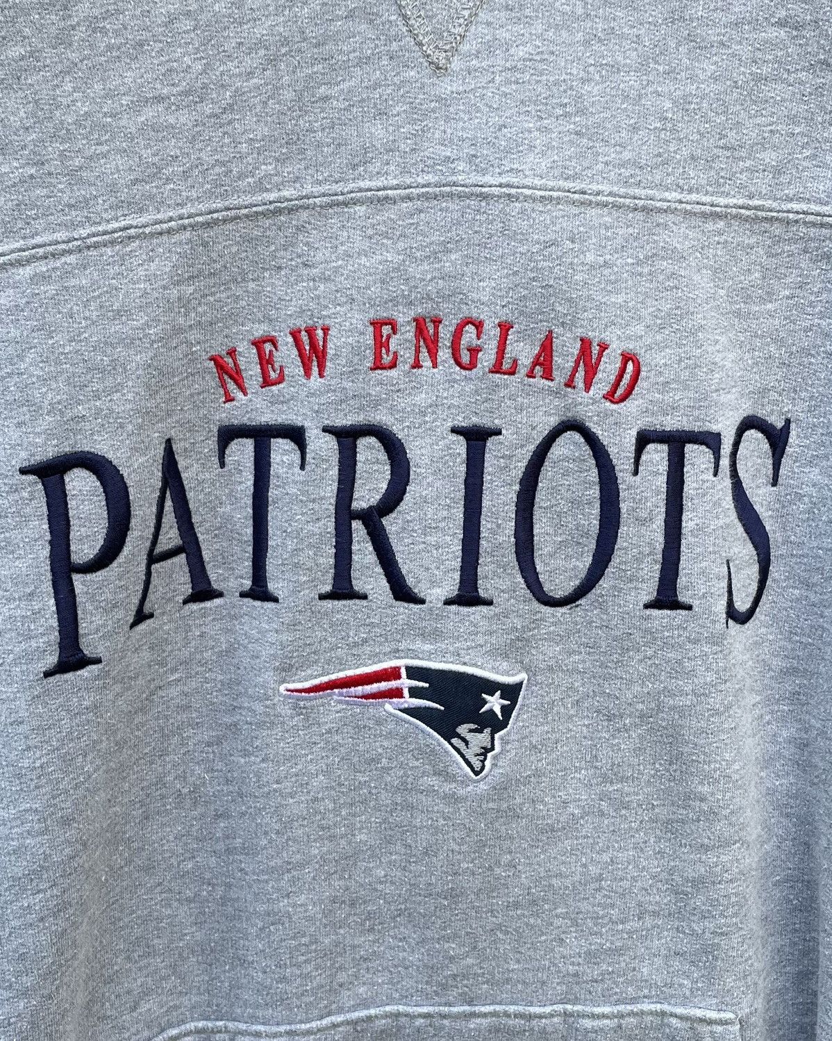 NFL vintage y2k NFL new England patriots embroidered hoodie Size US XL / EU 56 / 4 - 3 Thumbnail