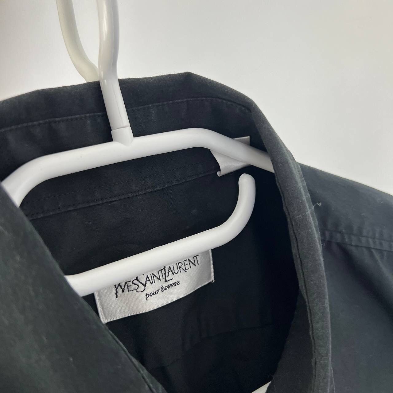 Yves Saint Laurent Yves Saint Laurent Vintage Button Up Shirt Pocket Mini Logo Size US XL / EU 56 / 4 - 4 Thumbnail