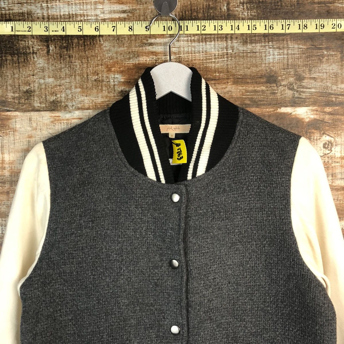 Japanese Brand Pink Adore Grey Bombers Jacket #A1763 Size S / US 4 / IT 40 - 4 Thumbnail