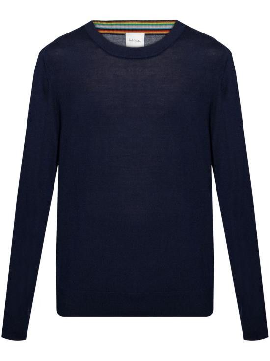 Paul Smith PAUL SMITH Men Sweater M1R238Z P0209349 Blue Size US M / EU 48-50 / 2 - 1 Thumbnail