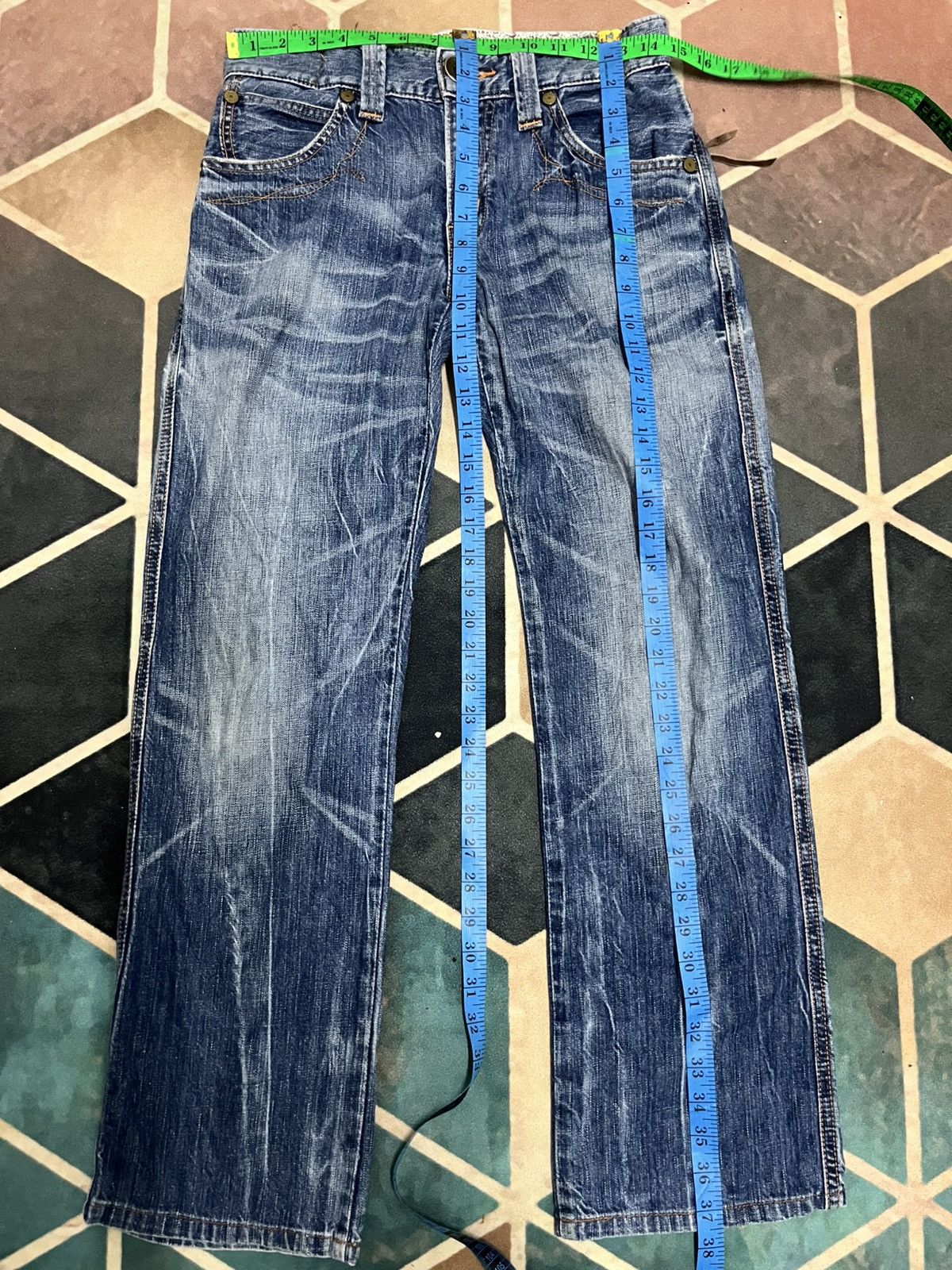 Edwin FINAL PRICE Edwin Crazy Faded Jeans Size US 29 - 14 Thumbnail