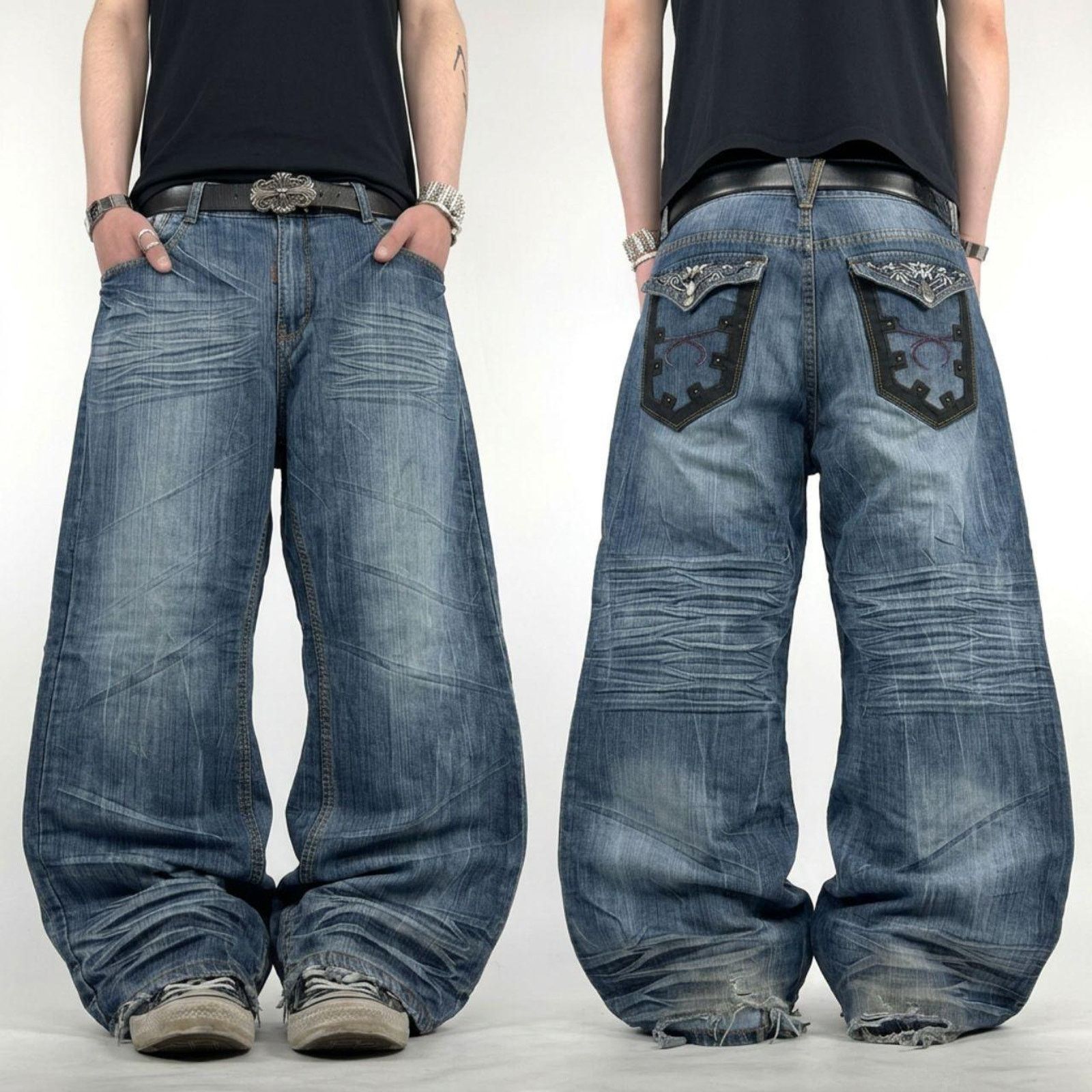 Adidas × Diesel × Vintage Vintage Diesel x Adidas Baggy Jeans Y2K 