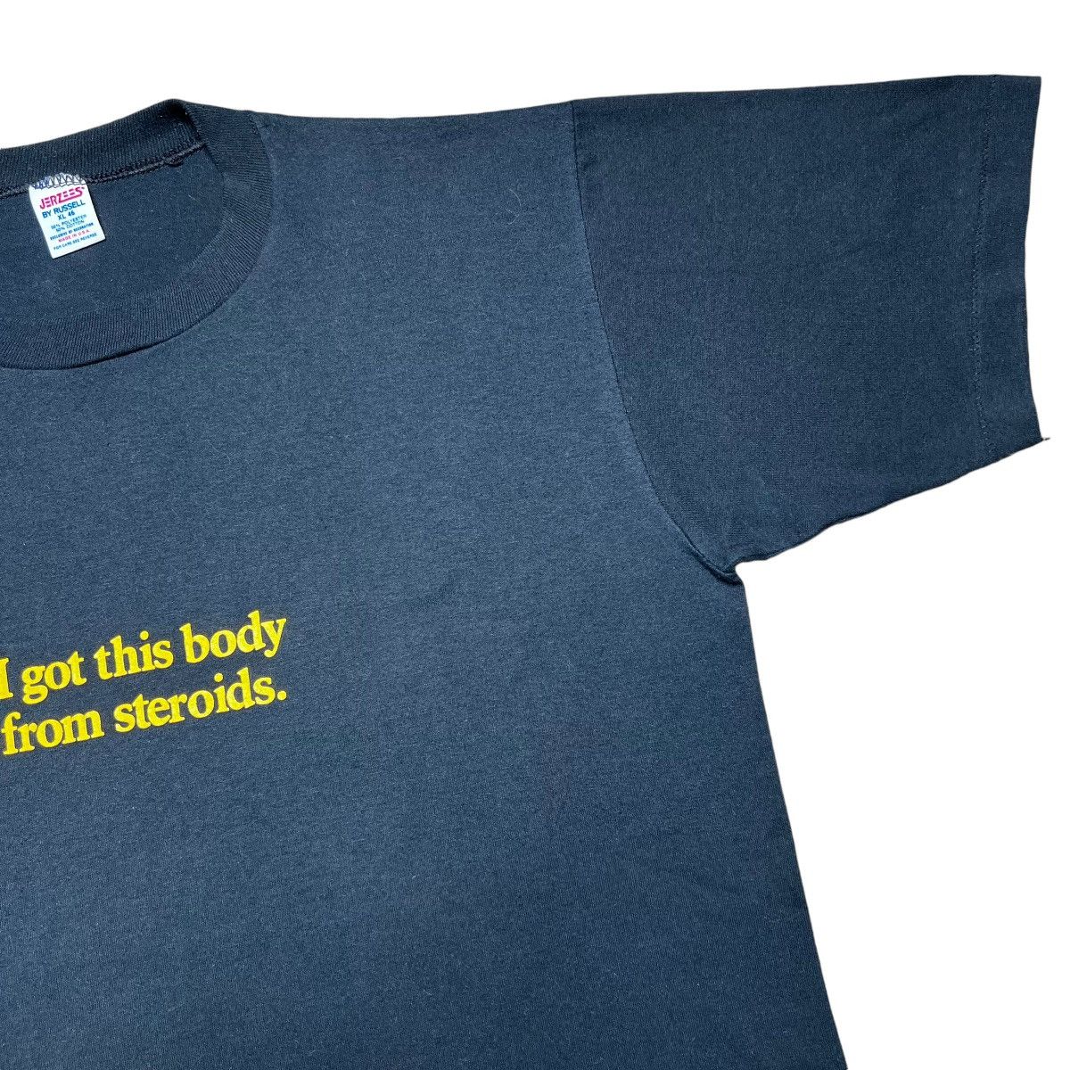Vintage Vtg This Body From Steroids Pro Steroids Body Building Tee Size US XL / EU 56 / 4 - 4 Thumbnail