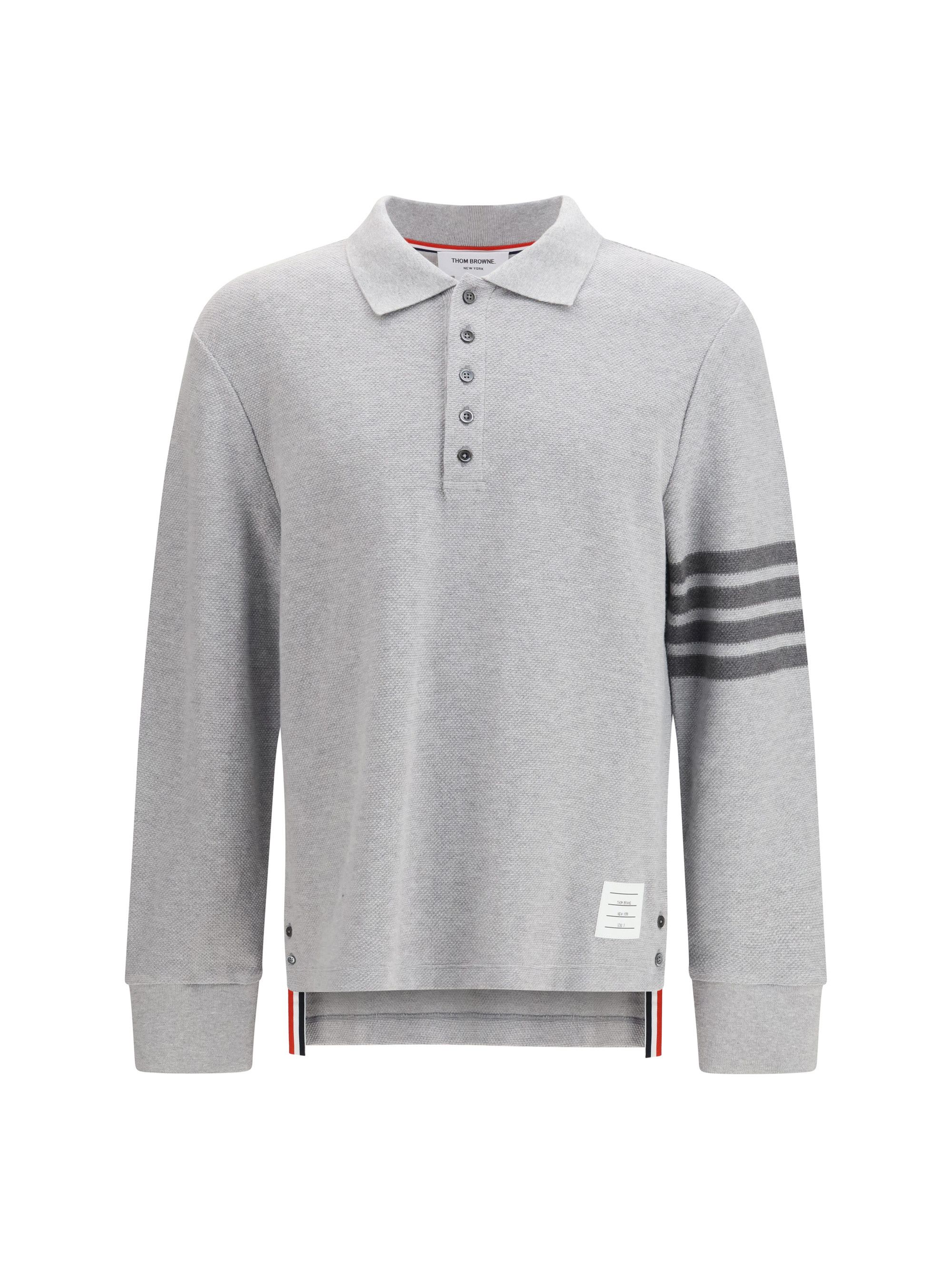 Thom Browne Piqué long-sleeve Polo Size US S / EU 44-46 / 1 - 1 Thumbnail