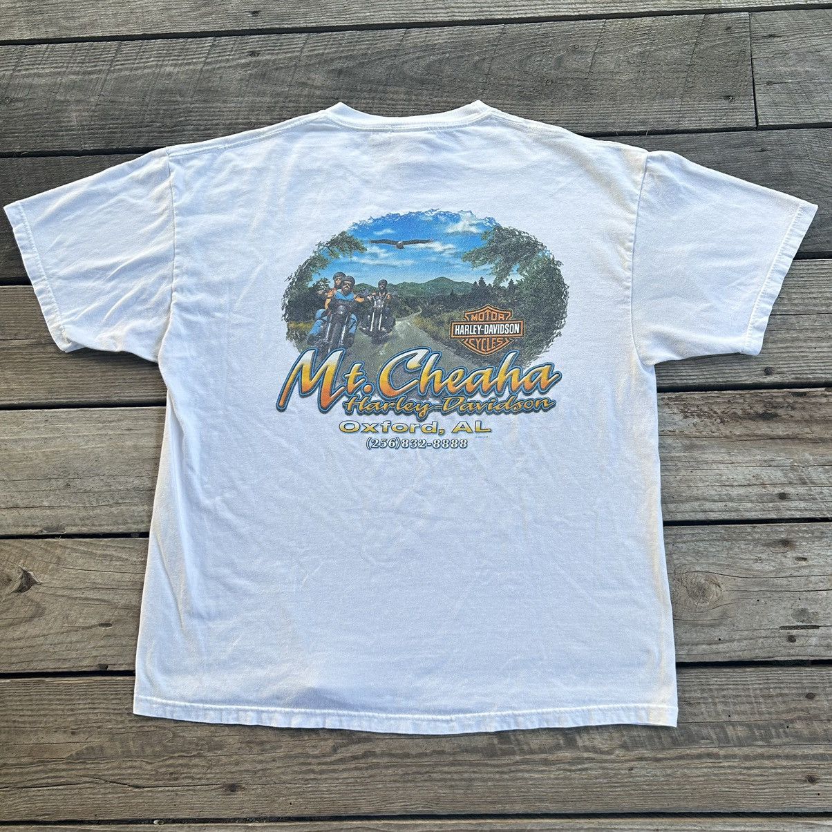 Vintage Vintage Harley Davidson Alabama Biker Graphic T Shirt Grailed