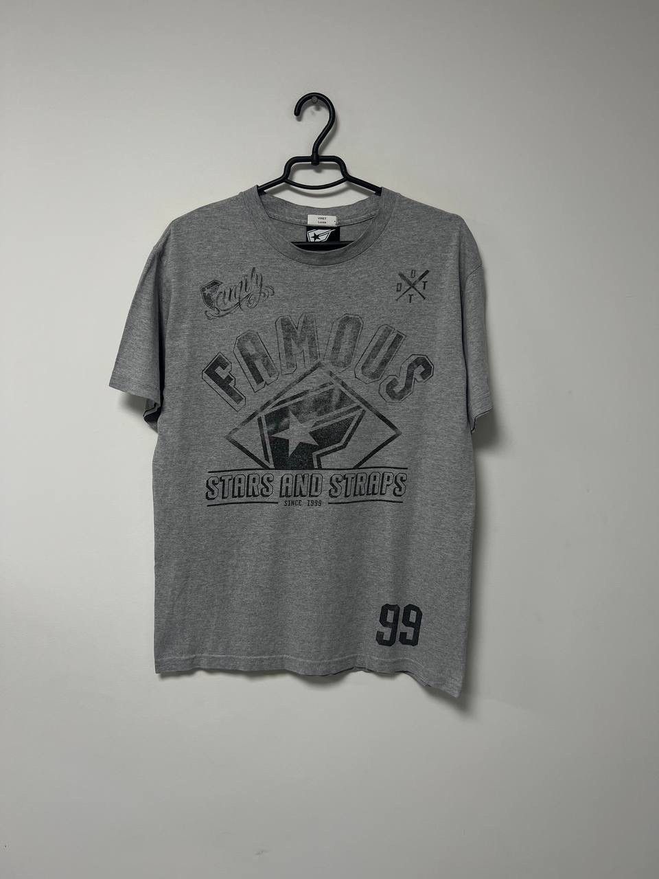 Famous Stars And Straps Vintage 1999 Famous Star and Straps T shirt Big Logo Tee M Size US M / EU 48-50 / 2 - 1 Thumbnail