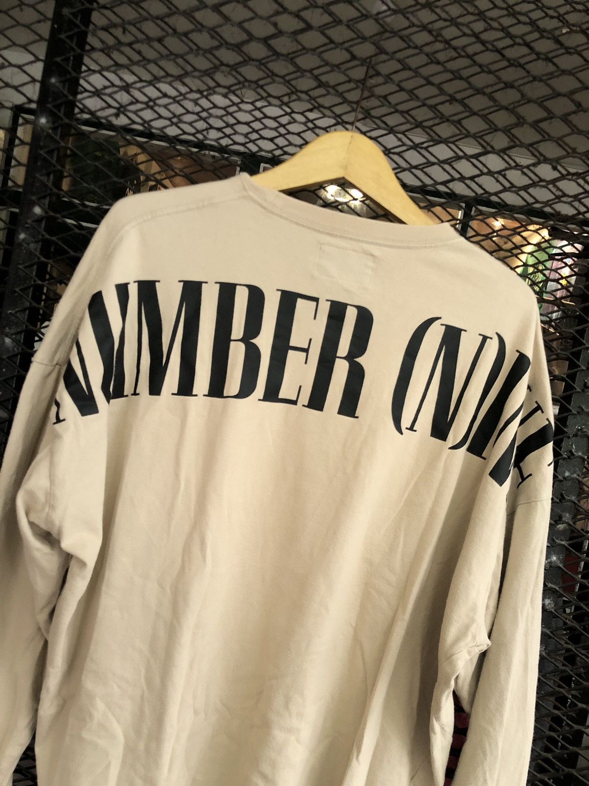 Number (N)ine NUMBER NINE ARCH LOGO LONG SLEEVE OVERSIZE Size US S / EU 44-46 / 1 - 2 Thumbnail