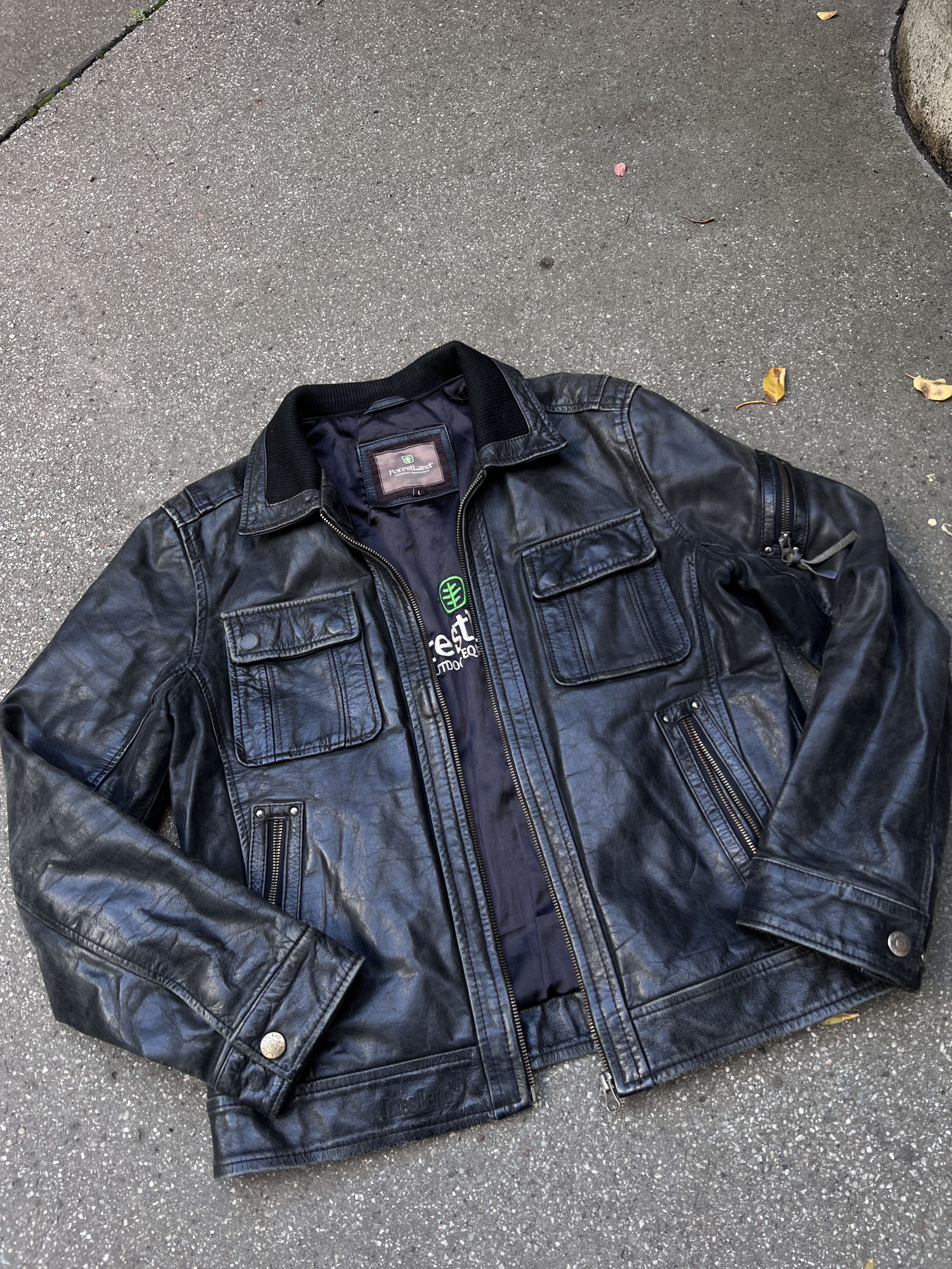 Hysteric Glamour Schott Avirex type VTG 00s Leather bomber jacket y2k baggy Size US M / EU 48-50 / 2 - 10 Thumbnail