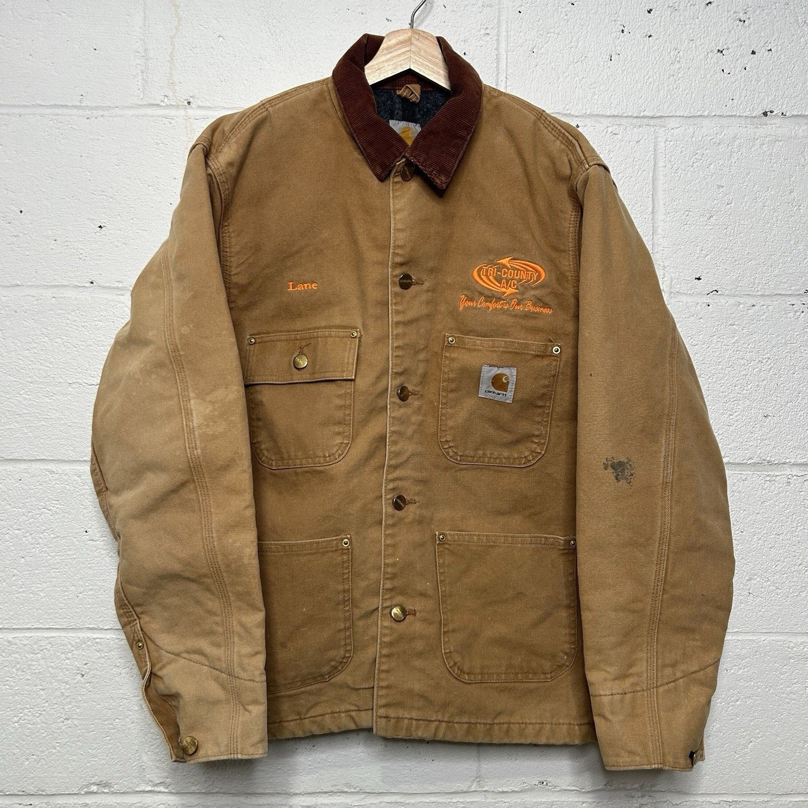 Carhartt Y2K Carhartt Blanket-Lined Chore Coat “Brown” C001 BRN Size US S / EU 44-46 / 1 - 1 Thumbnail