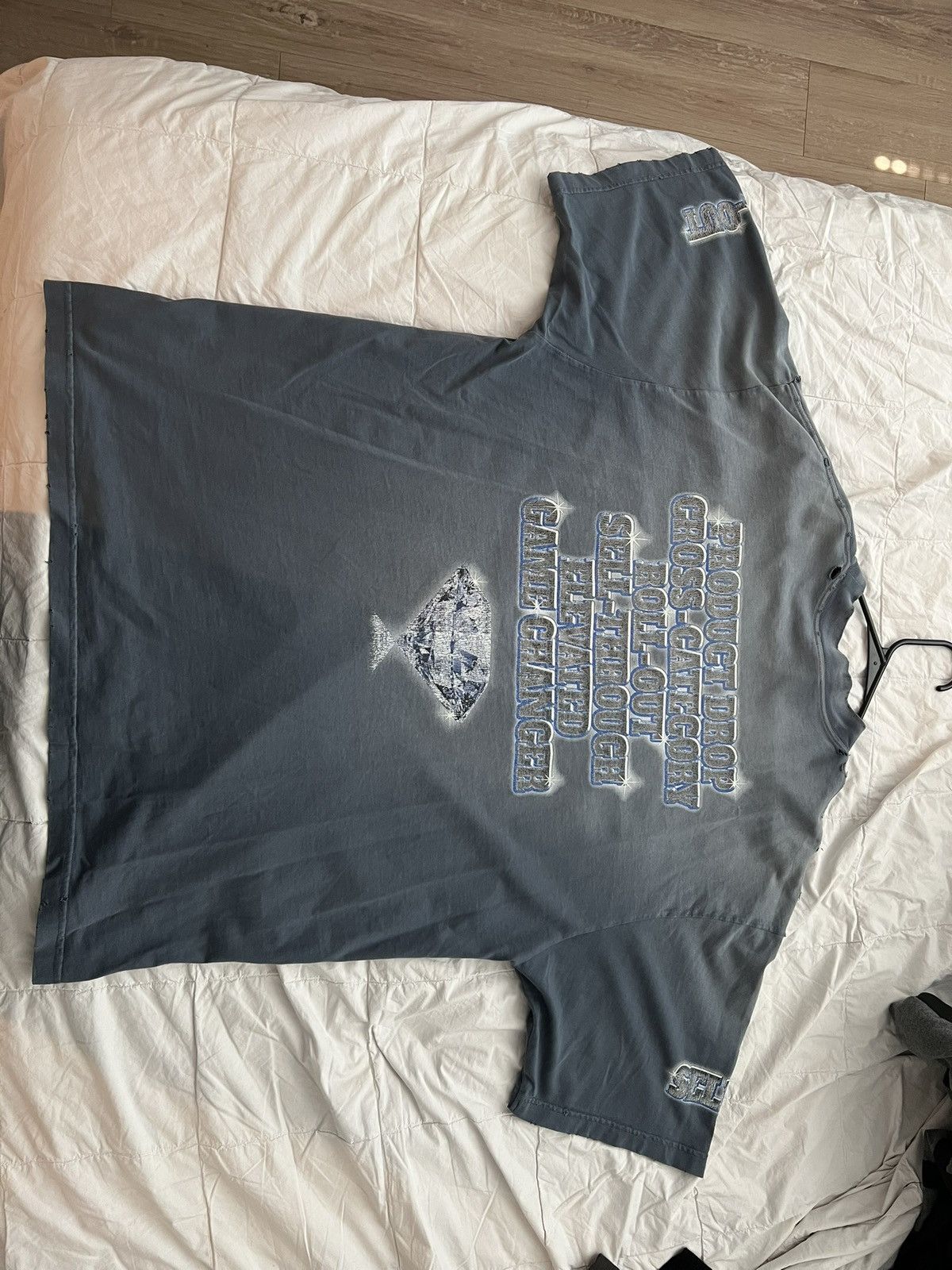 Balenciaga Balenciaga See Now Buy Now Distressed T shirt Size US XL / EU 56 / 4 - 2 Thumbnail