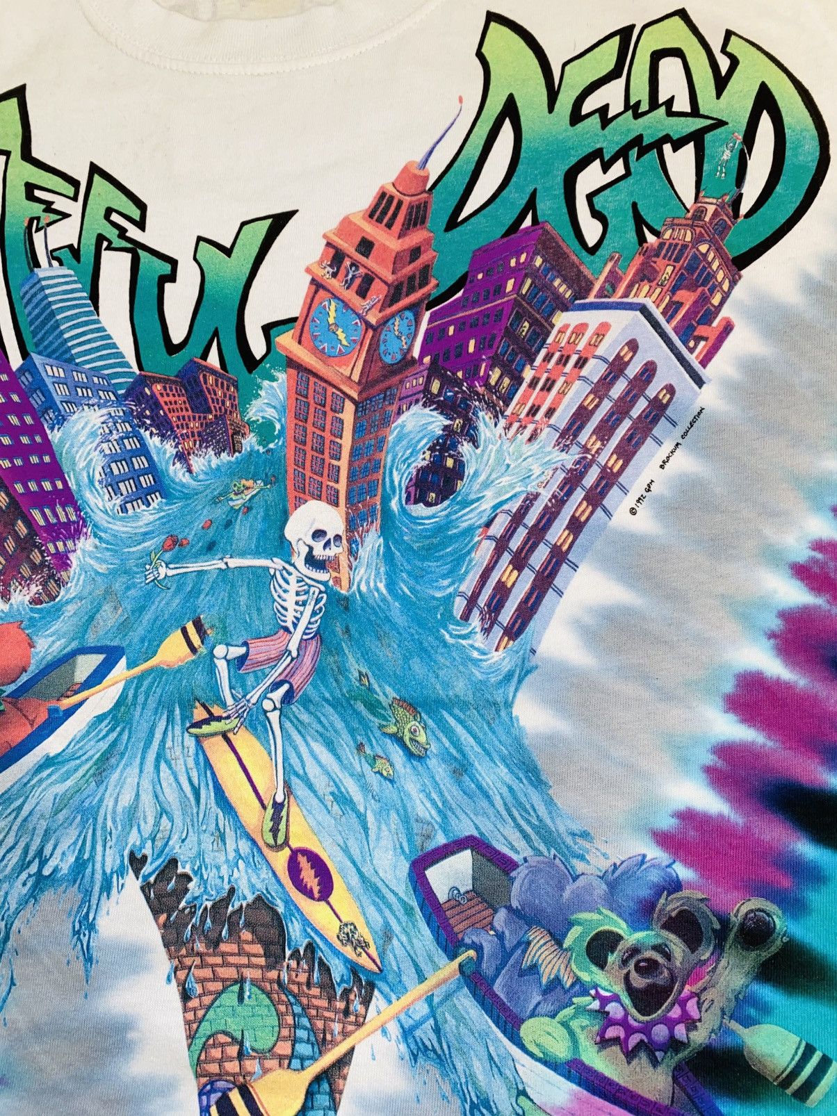 Grateful Dead × Liquid Blue Liquid Blue USA Wake Of Flood 1992 NikeSB Pleasures Size US L / EU 52-54 / 3 - 6 Thumbnail