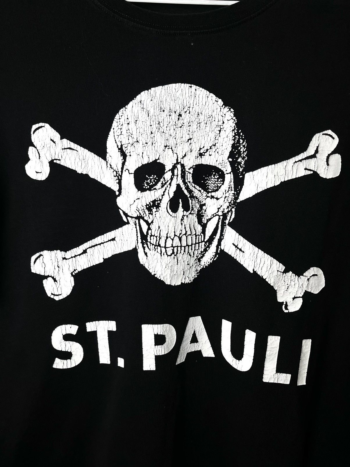 Vintage Vintage St Pauli Skull Bones T Shirt Football Soccer Size US L / EU 52-54 / 3 - 2 Thumbnail
