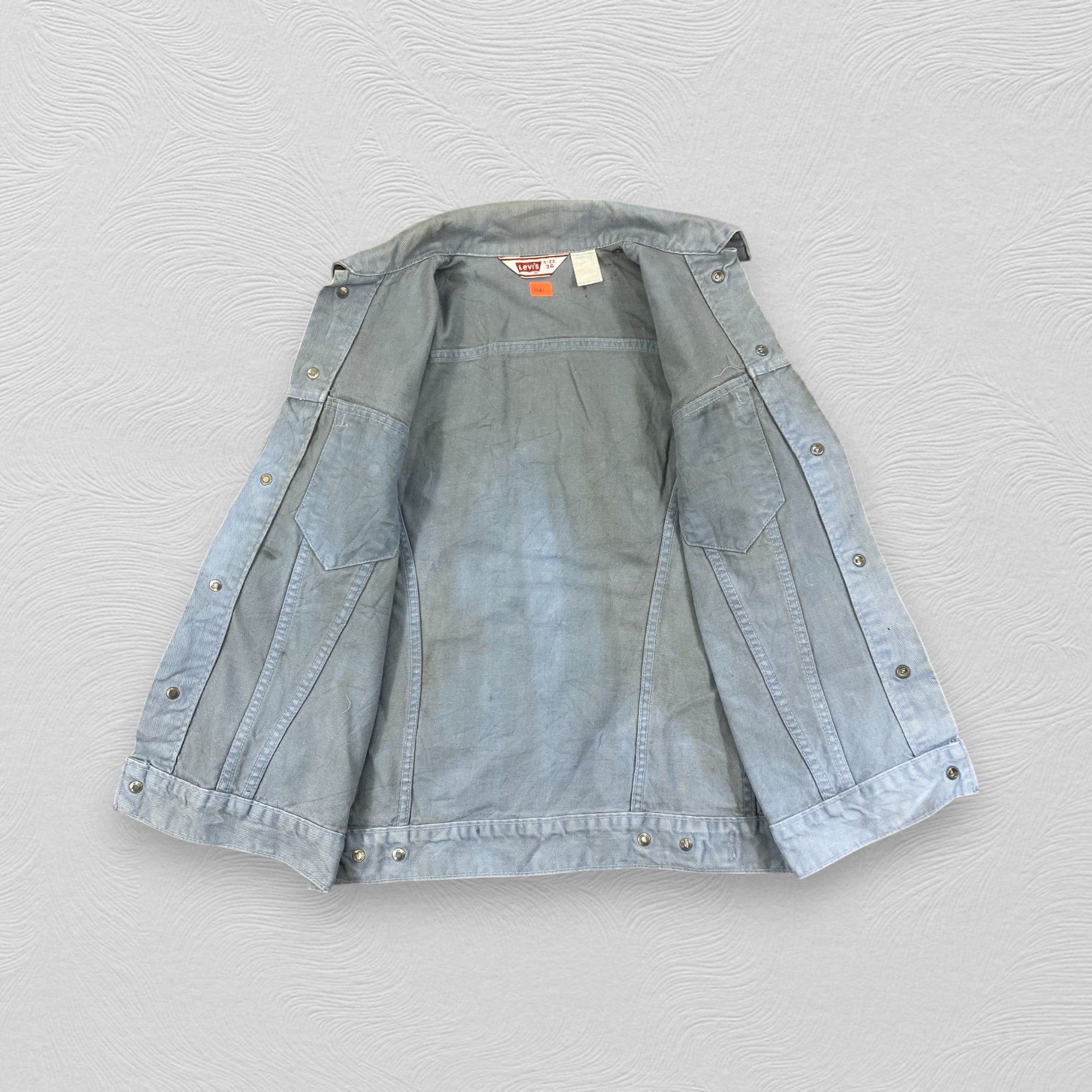 Levi's Vintage Clothing 90s Vintage Distressed Levi's Big E Denim Jacket- J481 Size US XS / EU 42 / 0 - 4 Thumbnail
