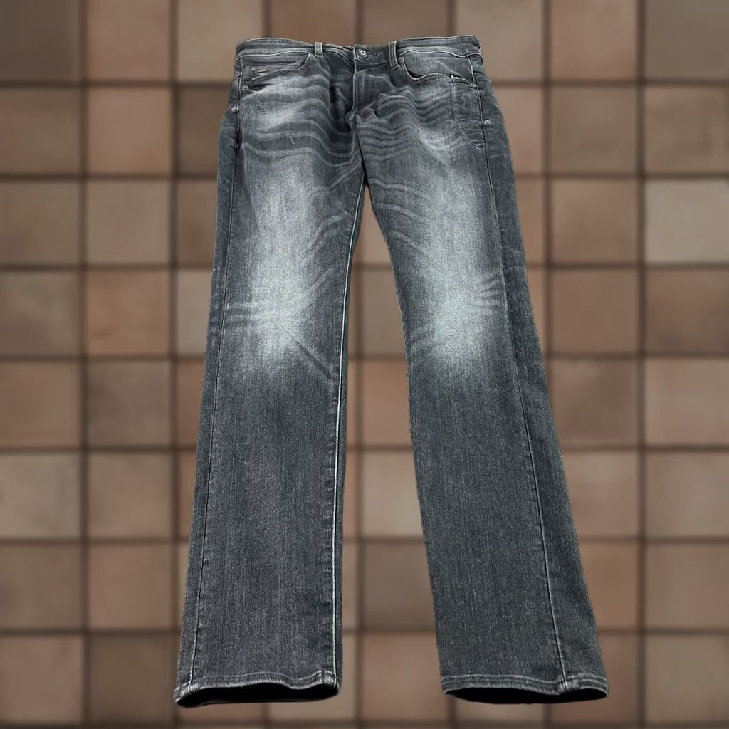 G-Star G-Star Raw Jeans Slim 33x34 Mens Black Denim Stretch Skinny 4101 Lancet Hip Hop Jeans Size US 33 - 1 Thumbnail