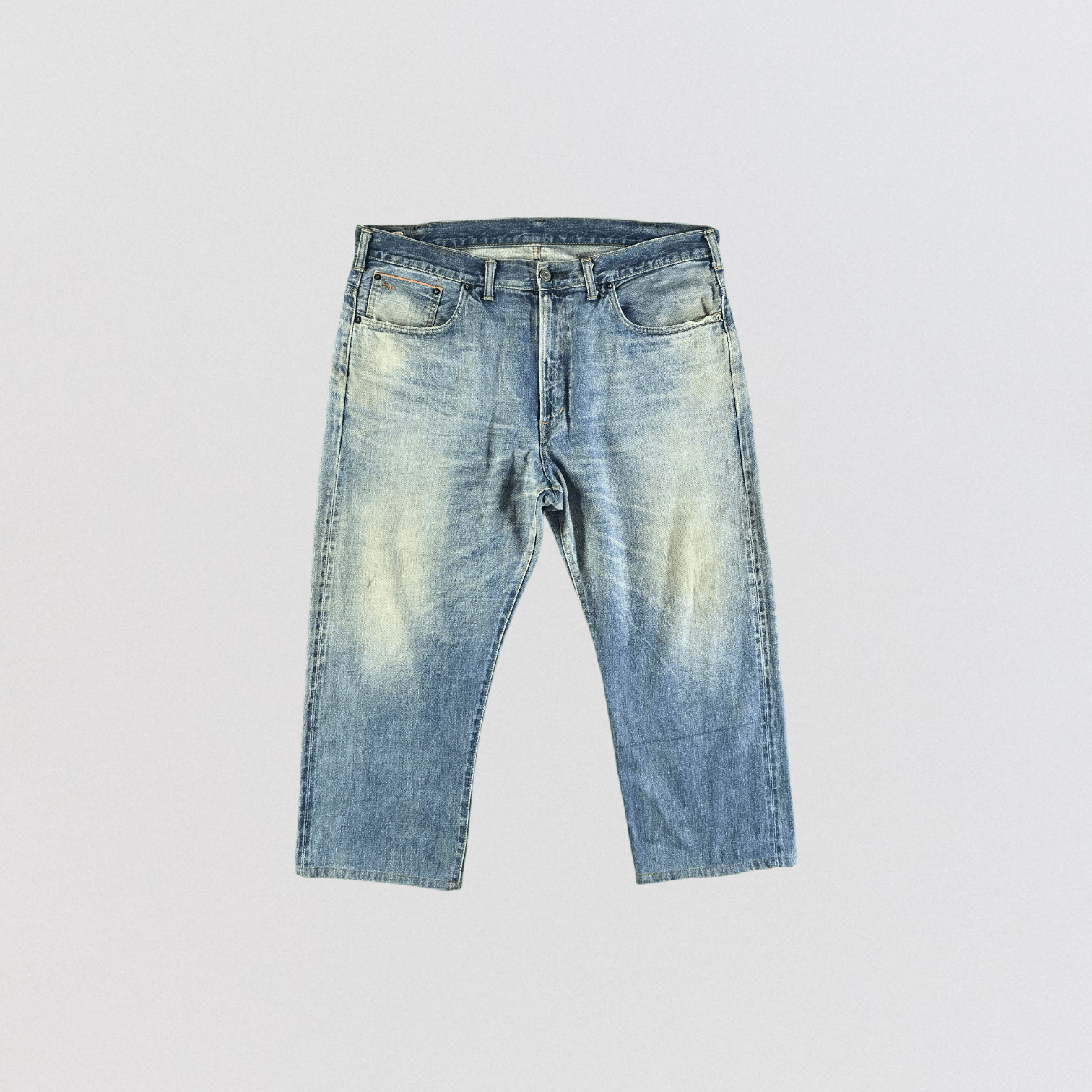 Edwin Vintage Blue Wash Edwin 505 Selvedge Jeans-JM3647 Size US 44 / EU 60 - 1 Thumbnail