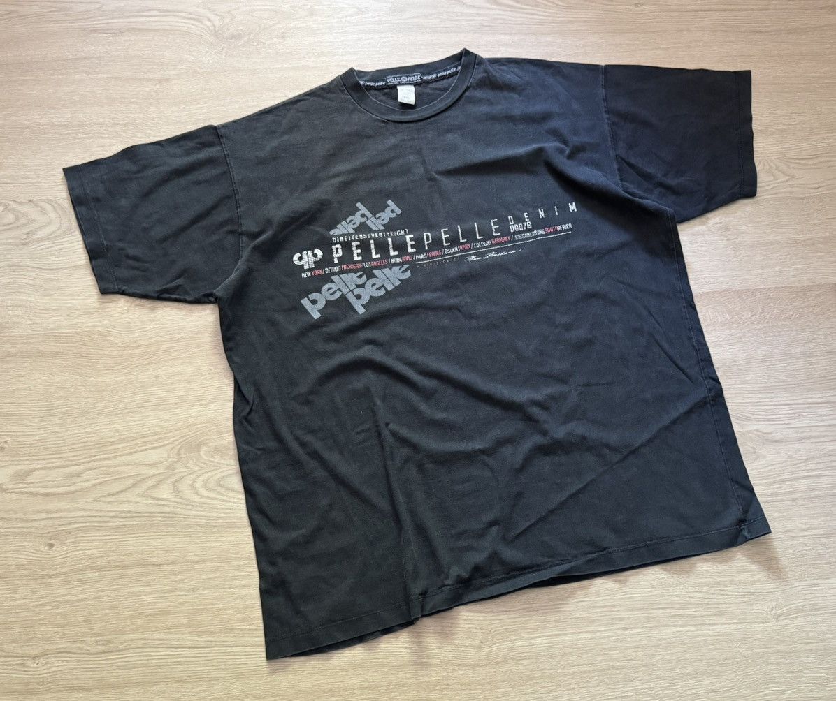 Pelle Pelle Vintage 90’s Pelle Pelle y2k Faded Baggy T-Shirt Size US XXL / EU 58 / 5 - 1 Thumbnail