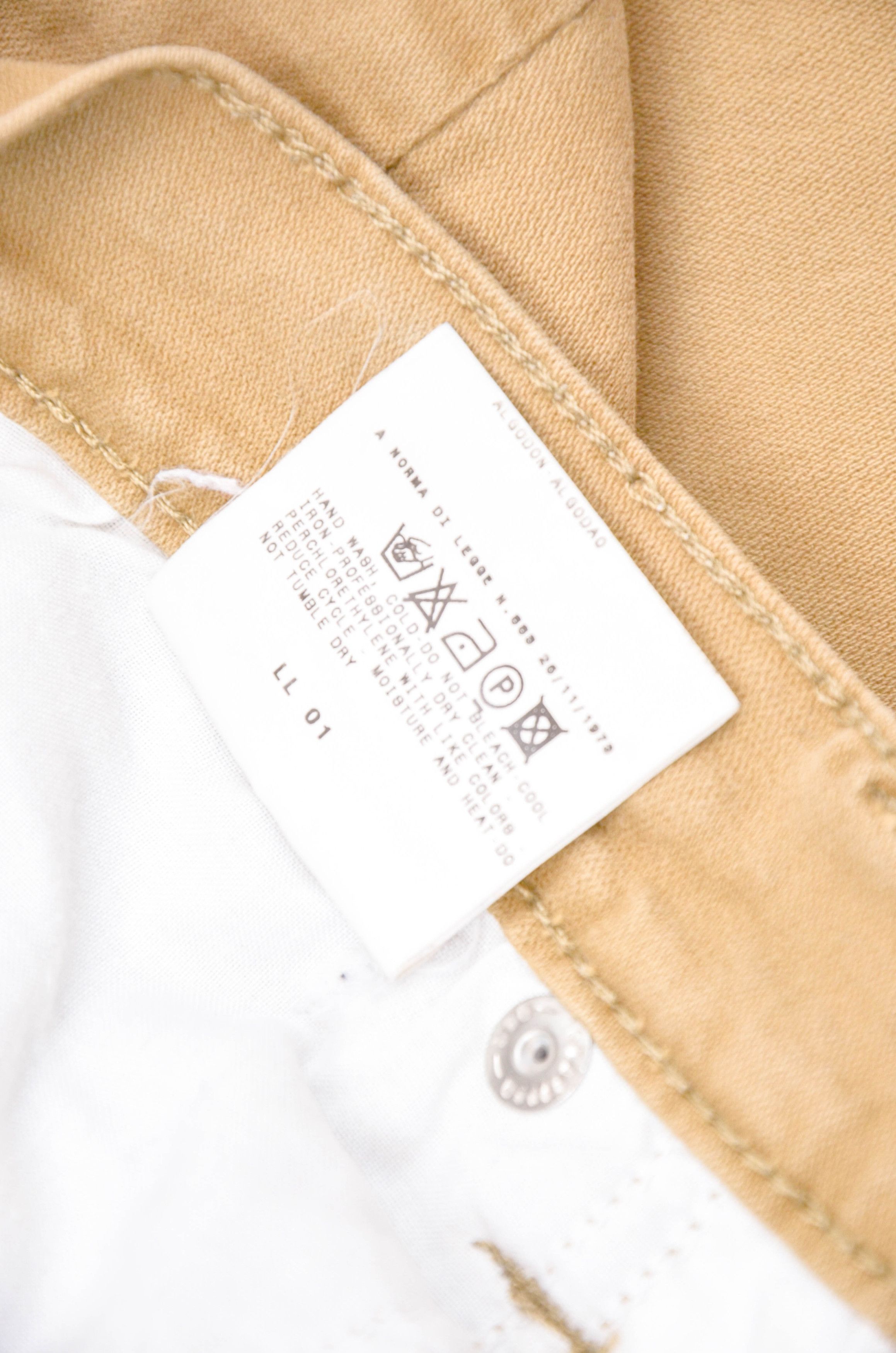 Dolce & Gabbana D&G Dolce & Gabbana Beige Straight-Leg Jeans 29 Size 29" - 8 Thumbnail