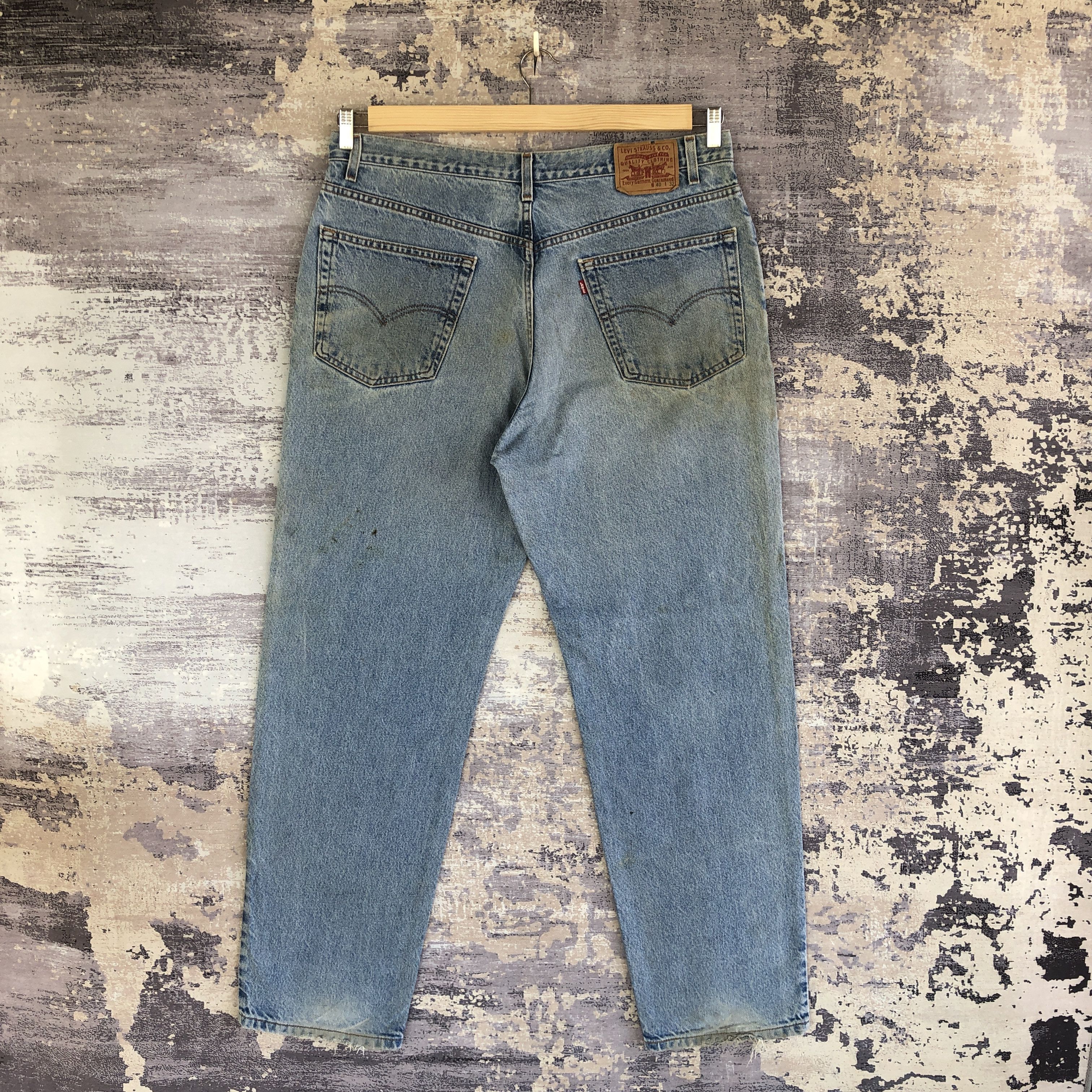 Levi's Vintage Levi's 901 Faded Blue Jeans Stone Wash Denim Pants Size US 38 / EU 54 - 2 Thumbnail