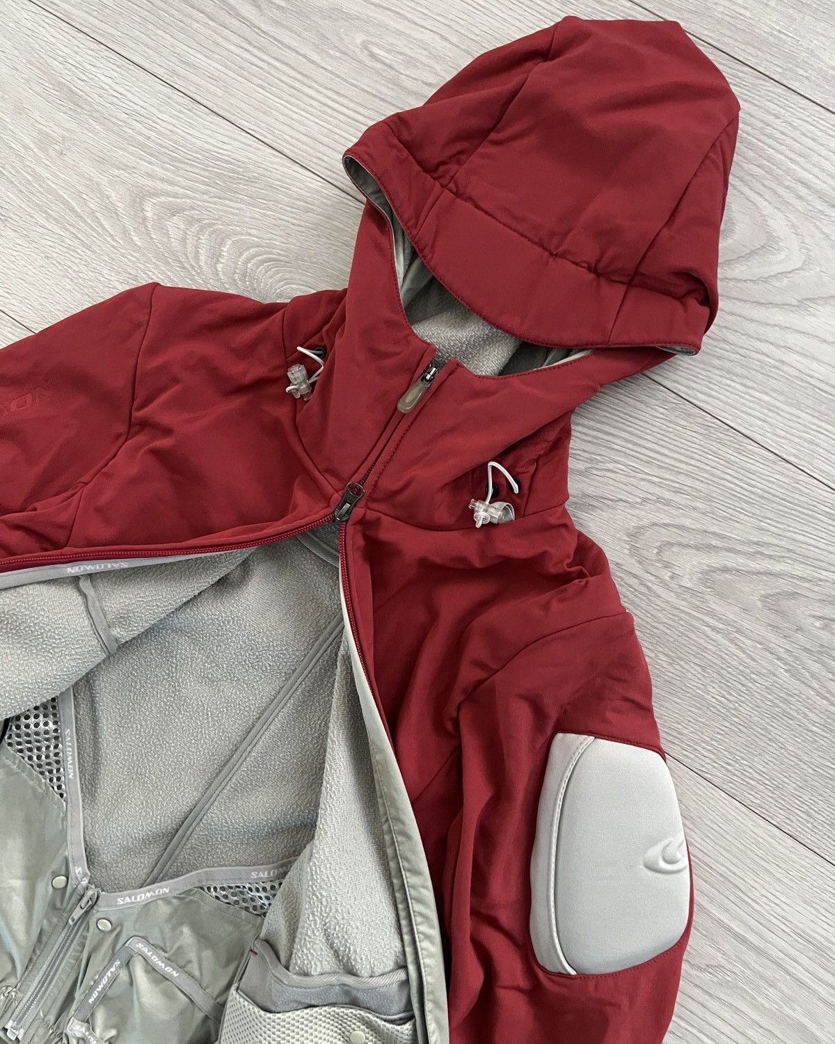 Salomon 2002 Technical Panelled Softshell Schoeller Cordura Jacket Size S / US 4 / IT 40 - 4 Thumbnail
