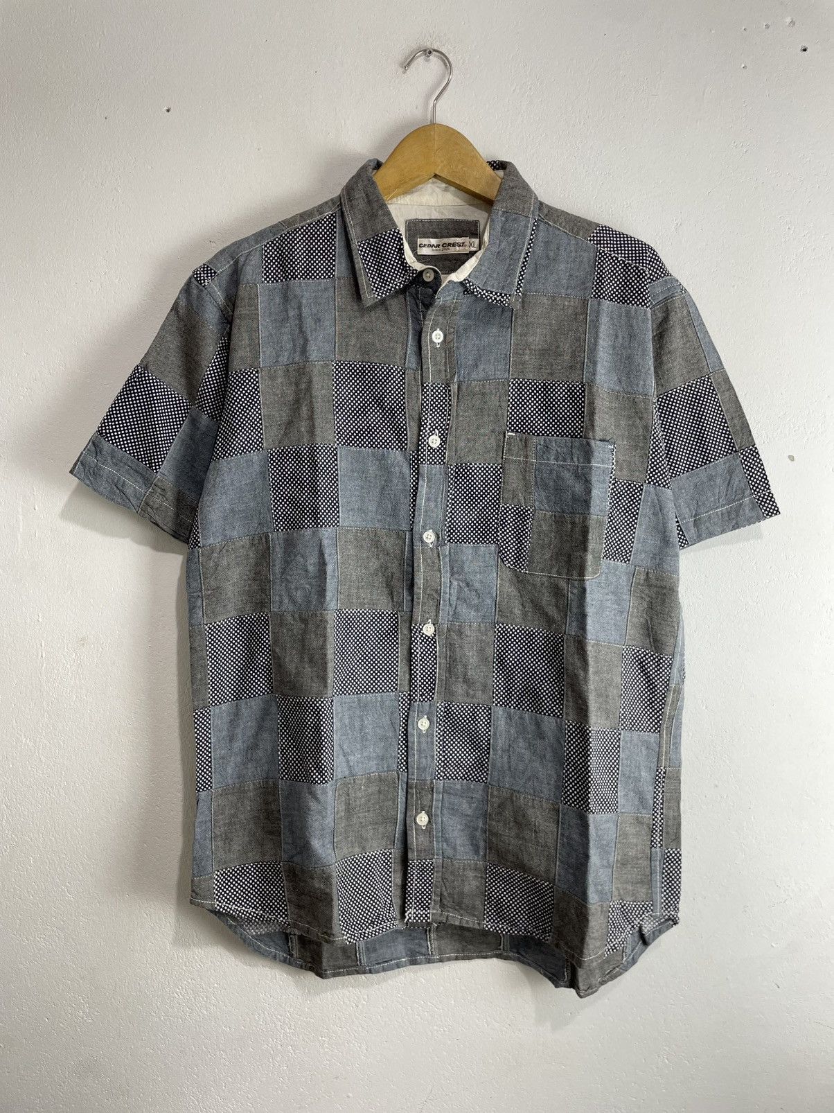 Japanese Brand Japanese Classic Patchwork Shirt Kapital Junya issey style Size US XL / EU 56 / 4 - 1 Thumbnail