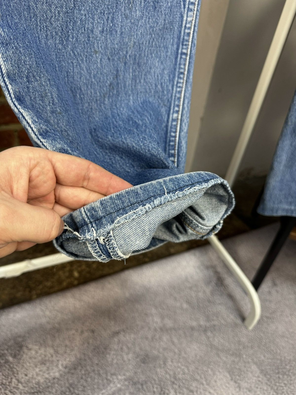 Levi's × Vintage Vintage LEVIS 501 Blue Regular Jeans Made in USA W38 L36(30) Size US 38 / EU 54 - 10 Thumbnail