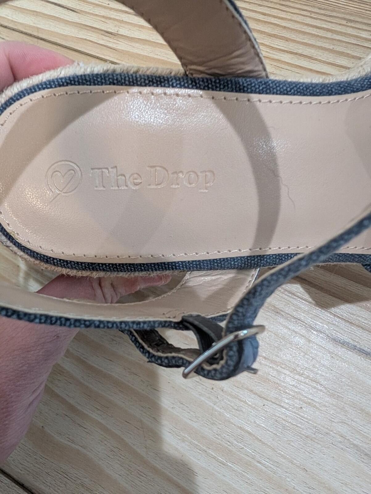 Other The Drop Denim Knot Espadrille Wedge Sandals - Blue Size US 9 / IT 39 - 5 Thumbnail
