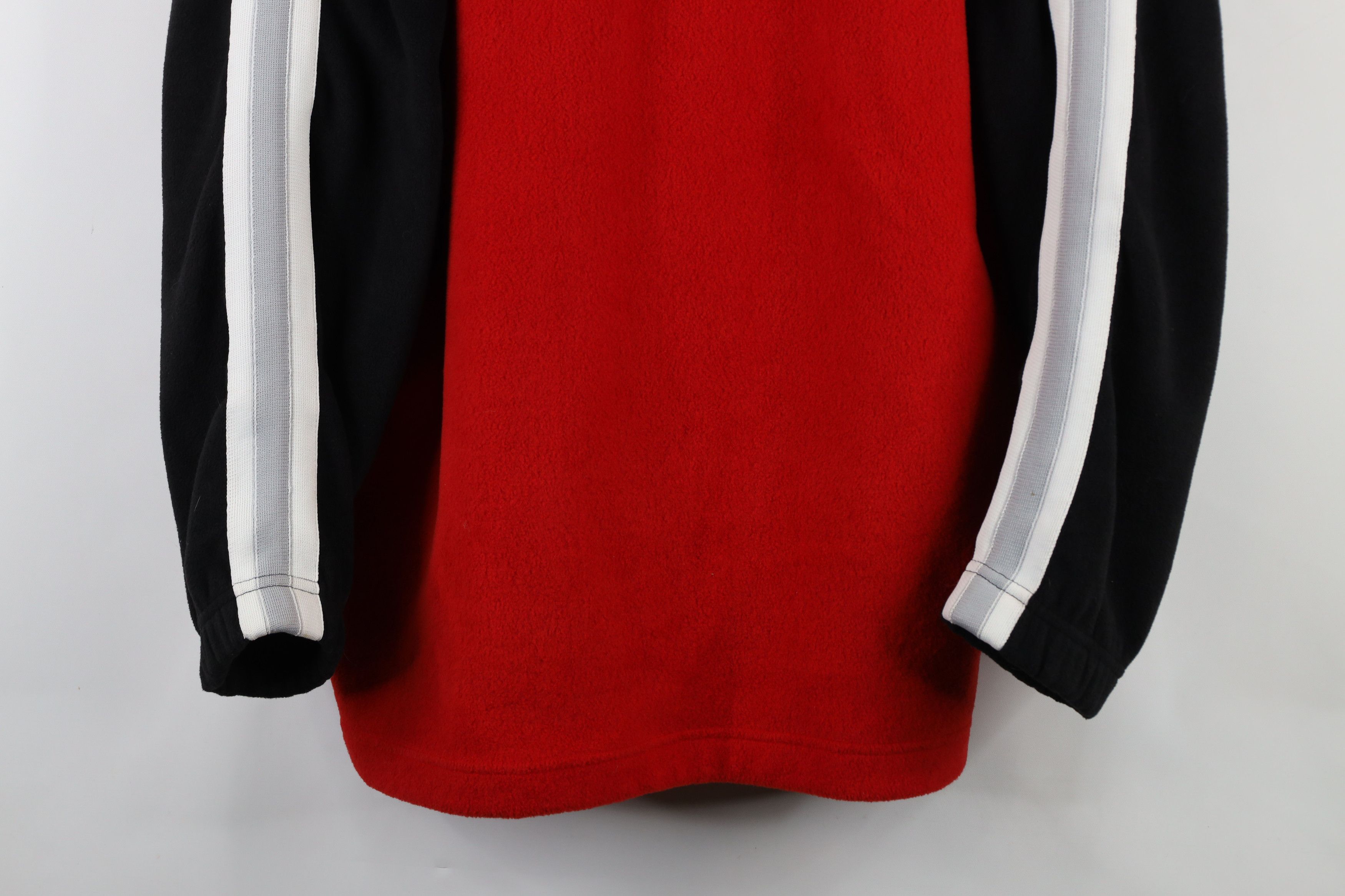 Vintage Vintage 90s Wings Hockey Half Zip Fleece Pullover Sweater Size US L / EU 52-54 / 3 - 3 Thumbnail
