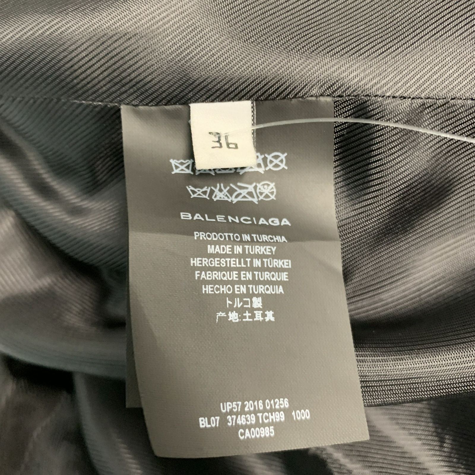 Balenciaga BALENCIAGA Size 4 Black Leather Lamb Skin Motorcycle Jacket Size XS / US 0-2 / IT 36-38 - 5 Thumbnail