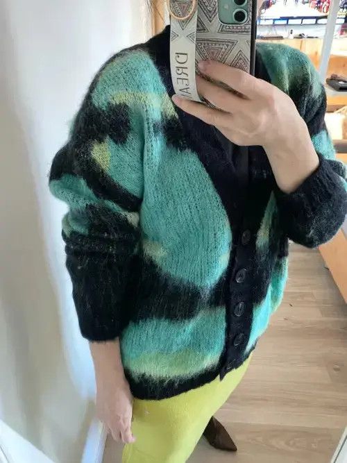Aran Isles Knitwear Fashion Vintage Winter Goth Long Sleeve Sweatshirts Size M / US 6-8 / IT 42-44 - 2 Thumbnail