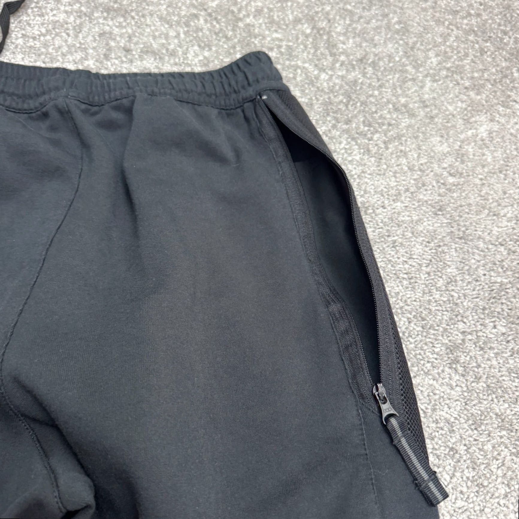 Nike Nike Dri-Fit Jogger Sweatpants Mens Small Black SI Logo Zip Pockets Activewear Size US 29 - 5 Thumbnail