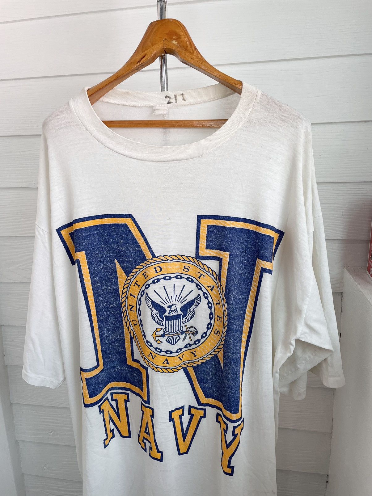 Vintage VINTAGE 90s UNITED STATES NAVY Size US XXL / EU 58 / 5 - 2 Thumbnail