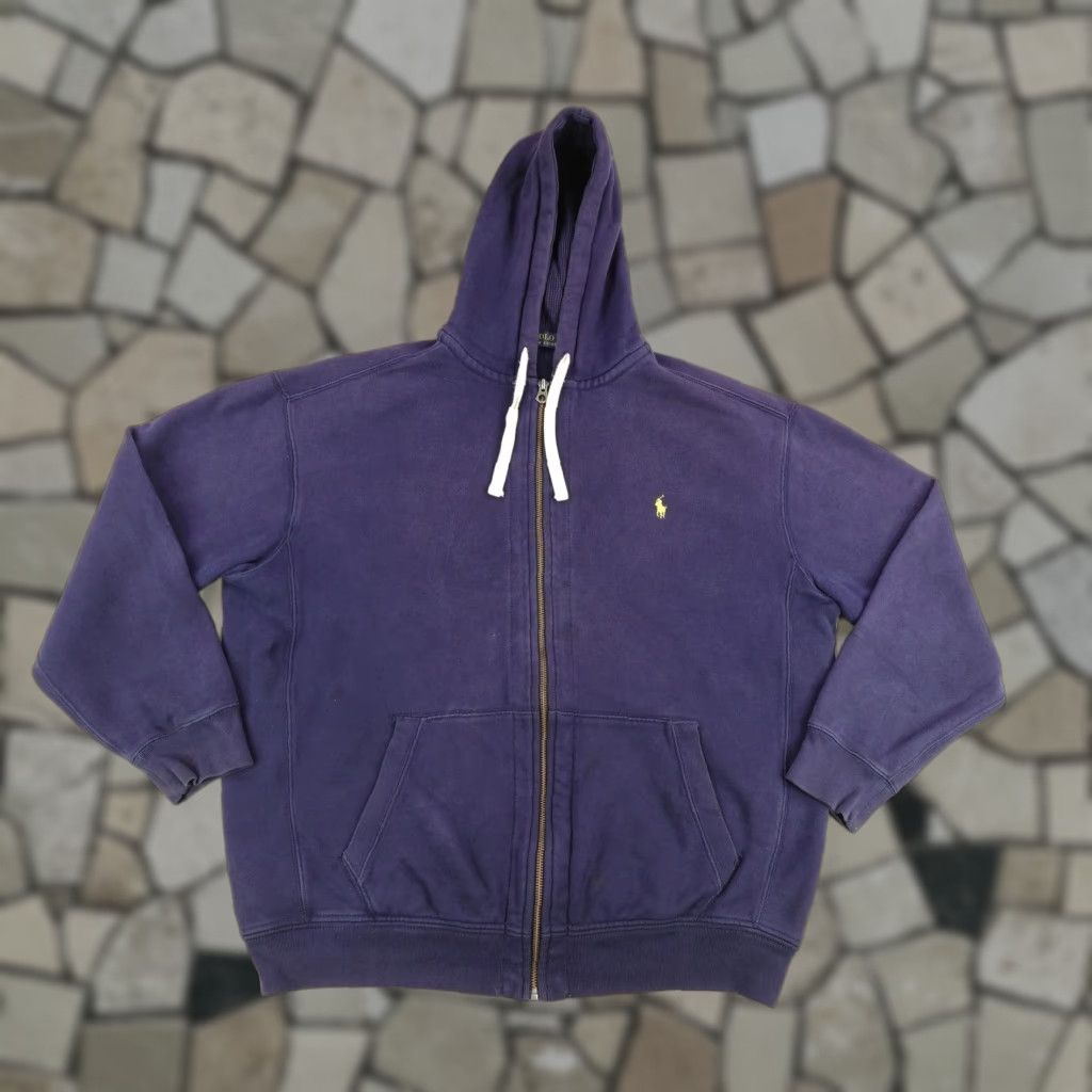 Polo Ralph Lauren Polo Ralph Lauren Hoodie Mens 2XL Tall Blue Thermal Lined Sweatshirt Zip Up ^ Size US XXL / EU 58 / 5 - 1 Thumbnail
