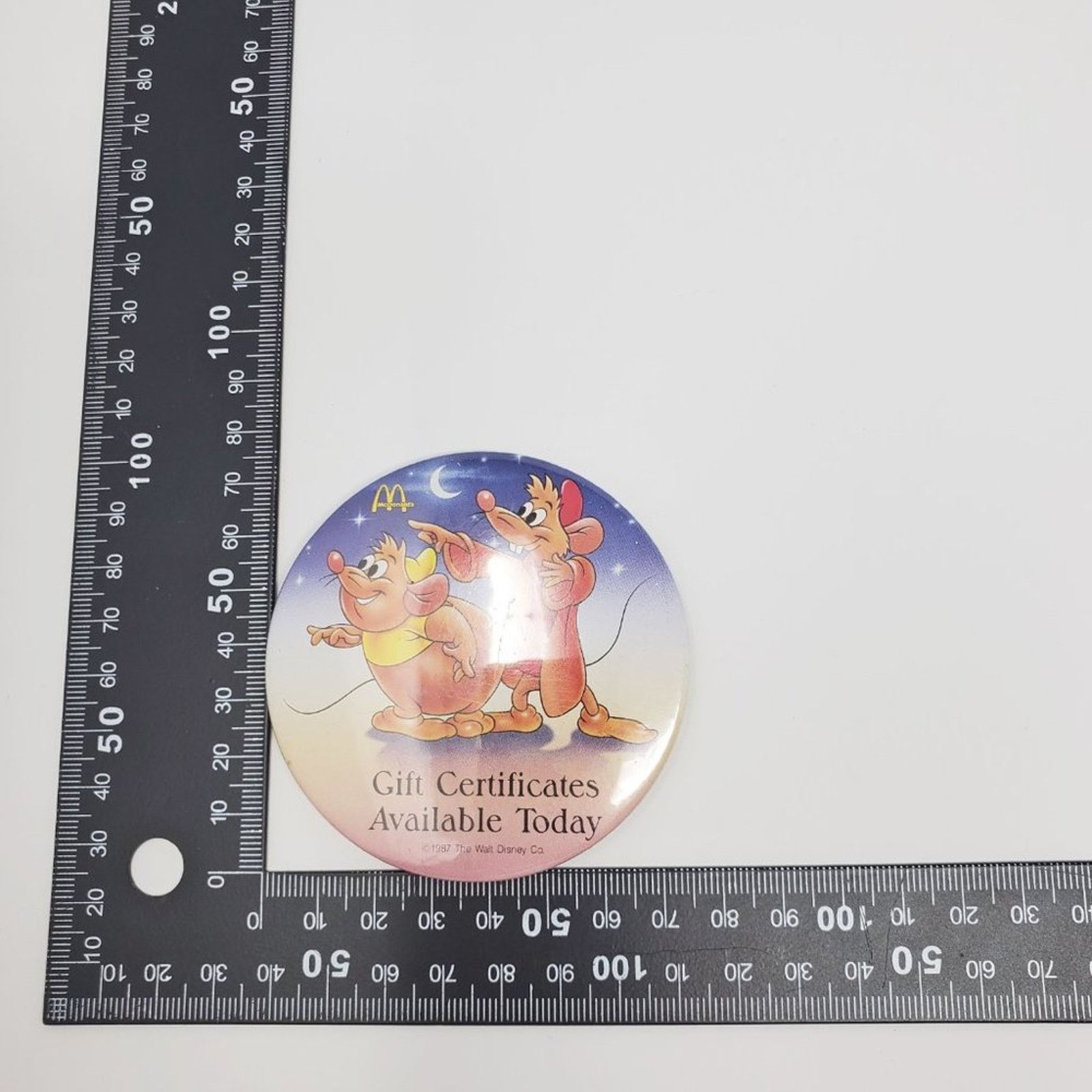 Disney Disney X McDonald's Cinderella VTG 80s Button Collectible Size ONE SIZE - 6 Thumbnail