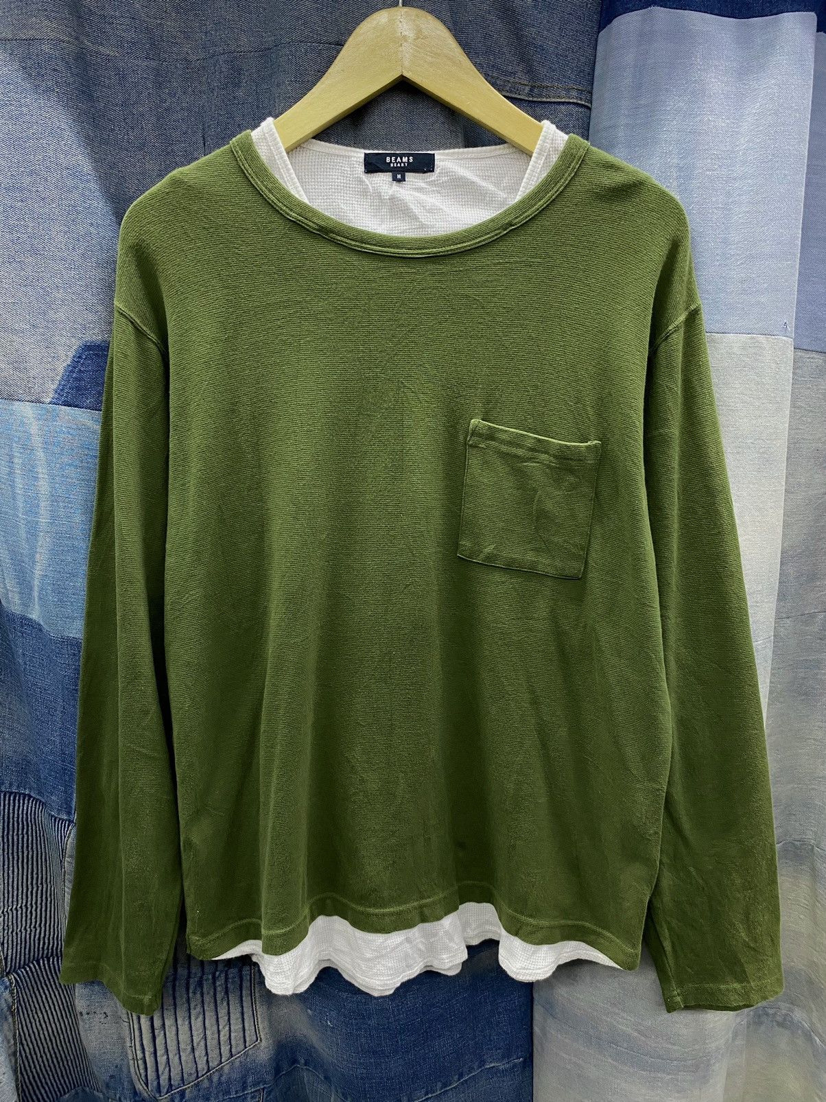 Beams Plus × Hysteric Glamour × Japanese Brand Beams hearts double layer longsleeve gothic style Size US M / EU 48-50 / 2 - 1 Thumbnail
