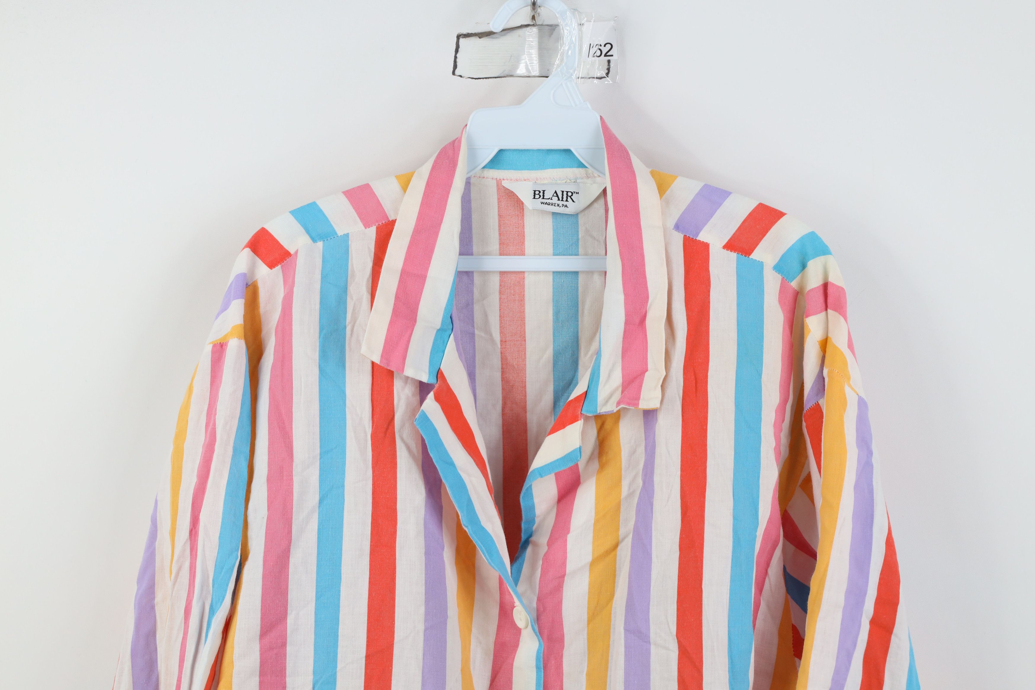 Vintage Vintage 80s 90s Streetwear 3/4 Sleeve Button Shirt USA Size S / US 4 / IT 40 - 2 Thumbnail