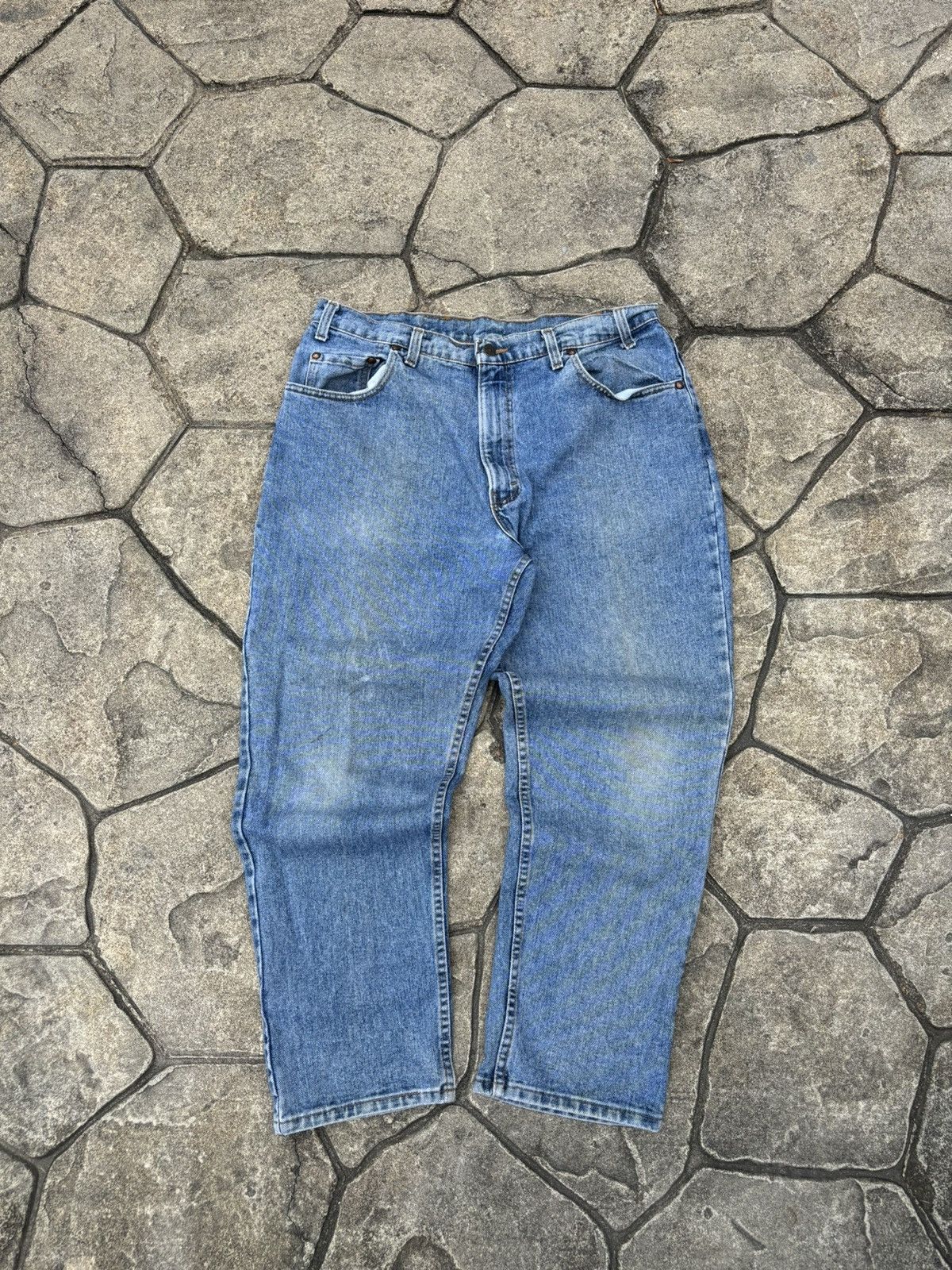 Levi's × Vintage Vintage 90s Levi Made in USA Blue Jeans Size US 40 / EU 56 - 2 Thumbnail