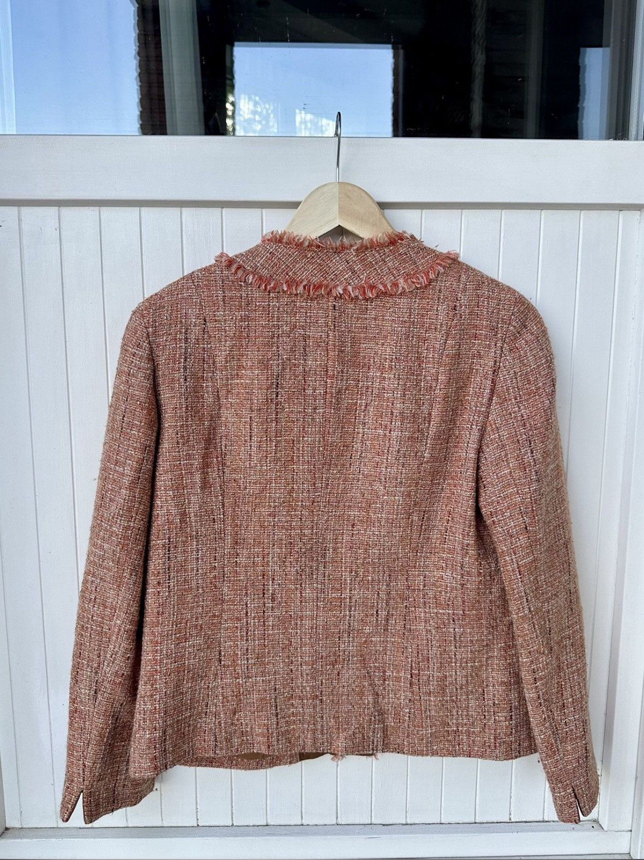 Japanese Brand Vintage Vinvert Tweed Jacket Japan Made Size M / US 6-8 / IT 42-44 - 11 Thumbnail