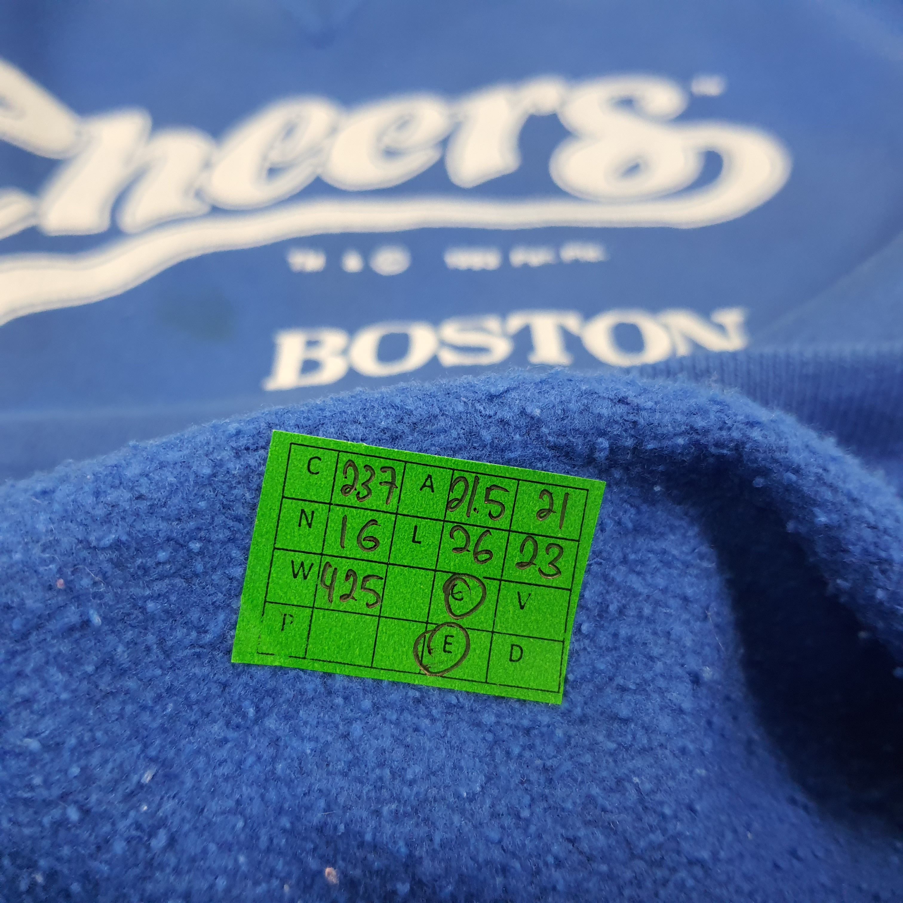 Vintage Vintage Cheers Boston 90s Sweatshirt C237N16 Size US M / EU 48-50 / 2 - 6 Thumbnail