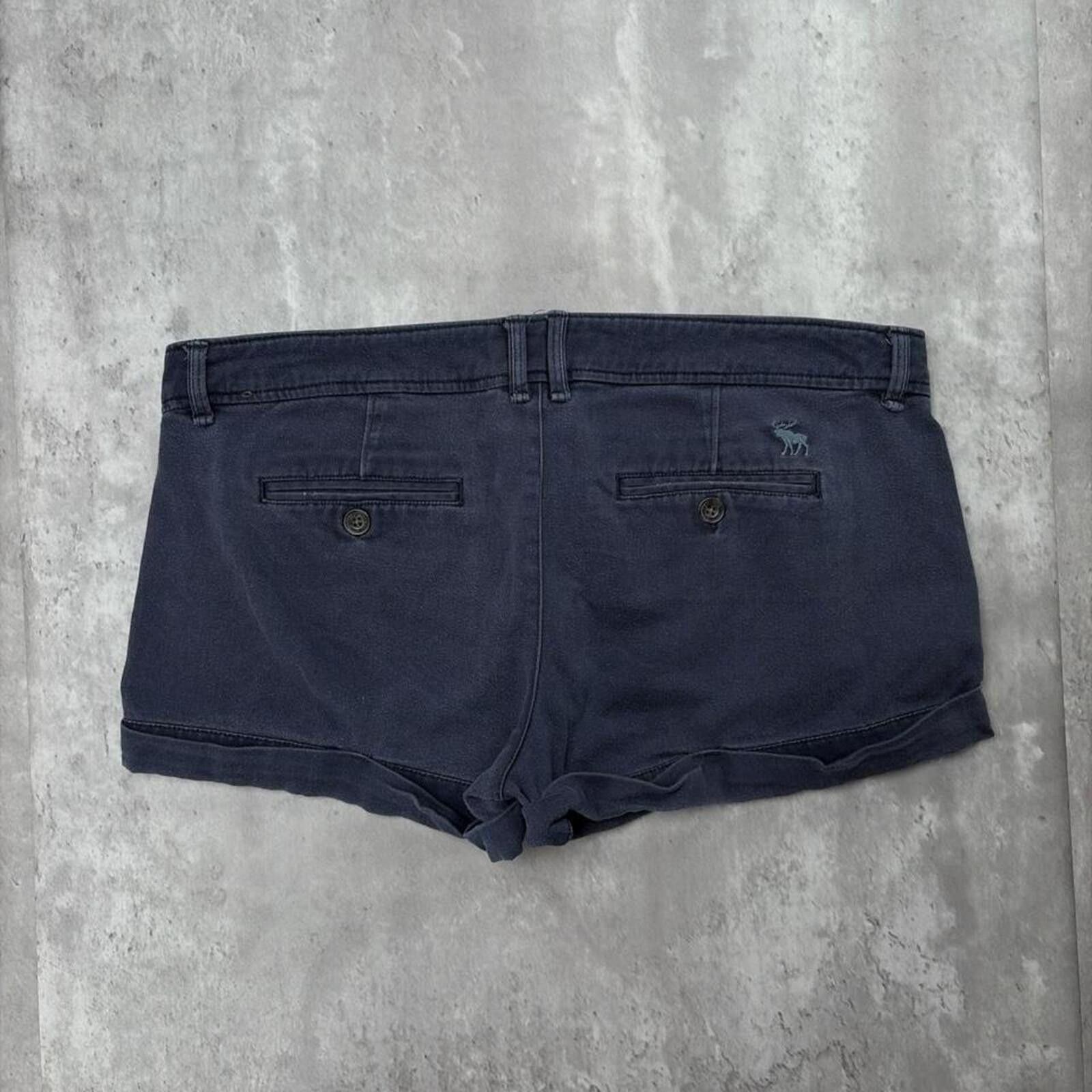 Abercrombie & Fitch Y2K Navy Abercrombie & Fitch Grunge Mini Skater Shorts Size 25" / US 0 / IT 36 - 1 Thumbnail