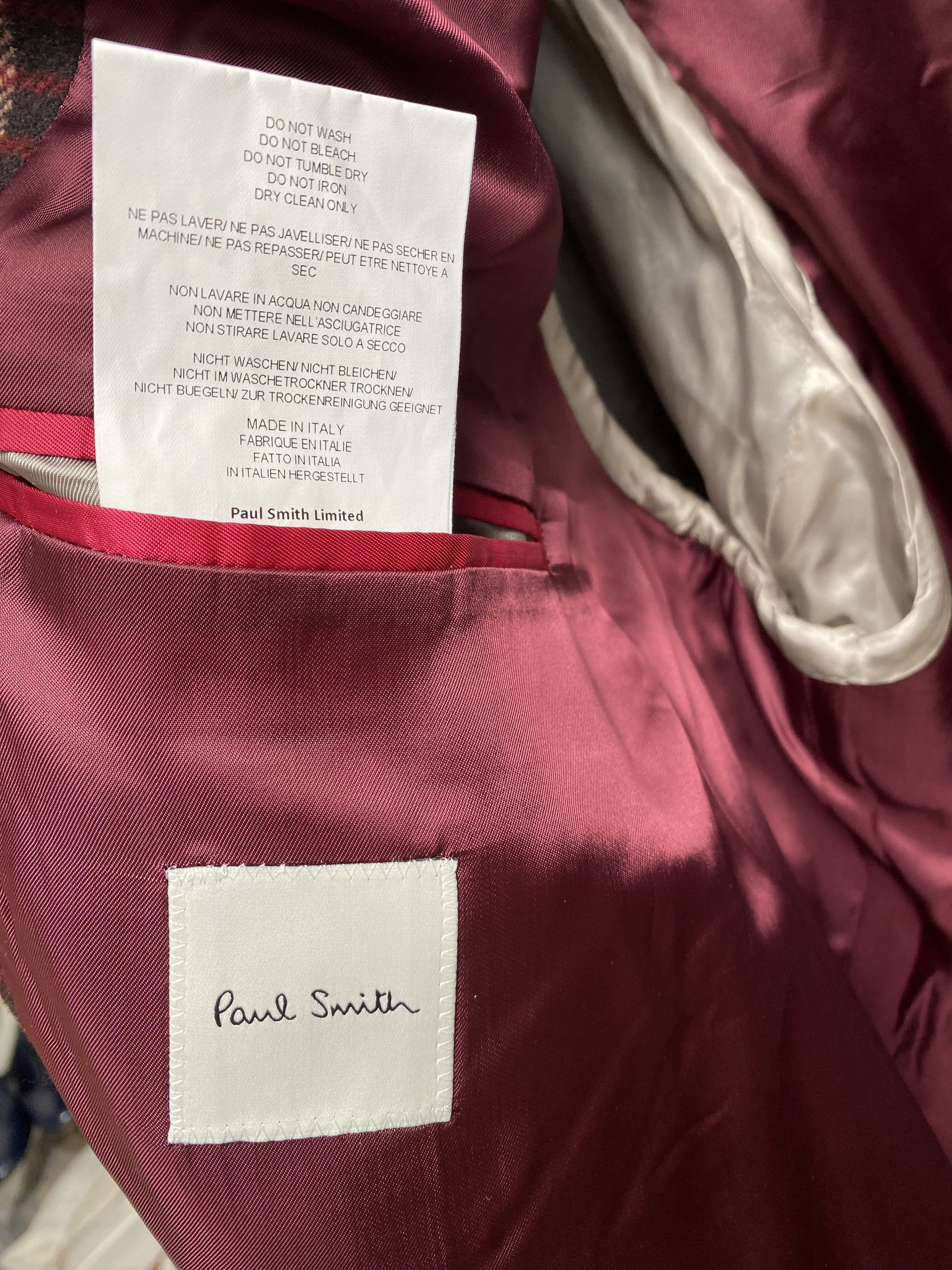 Paul Smith Paul Smith Wool Overcoat Size US L / EU 52-54 / 3 - 6 Thumbnail