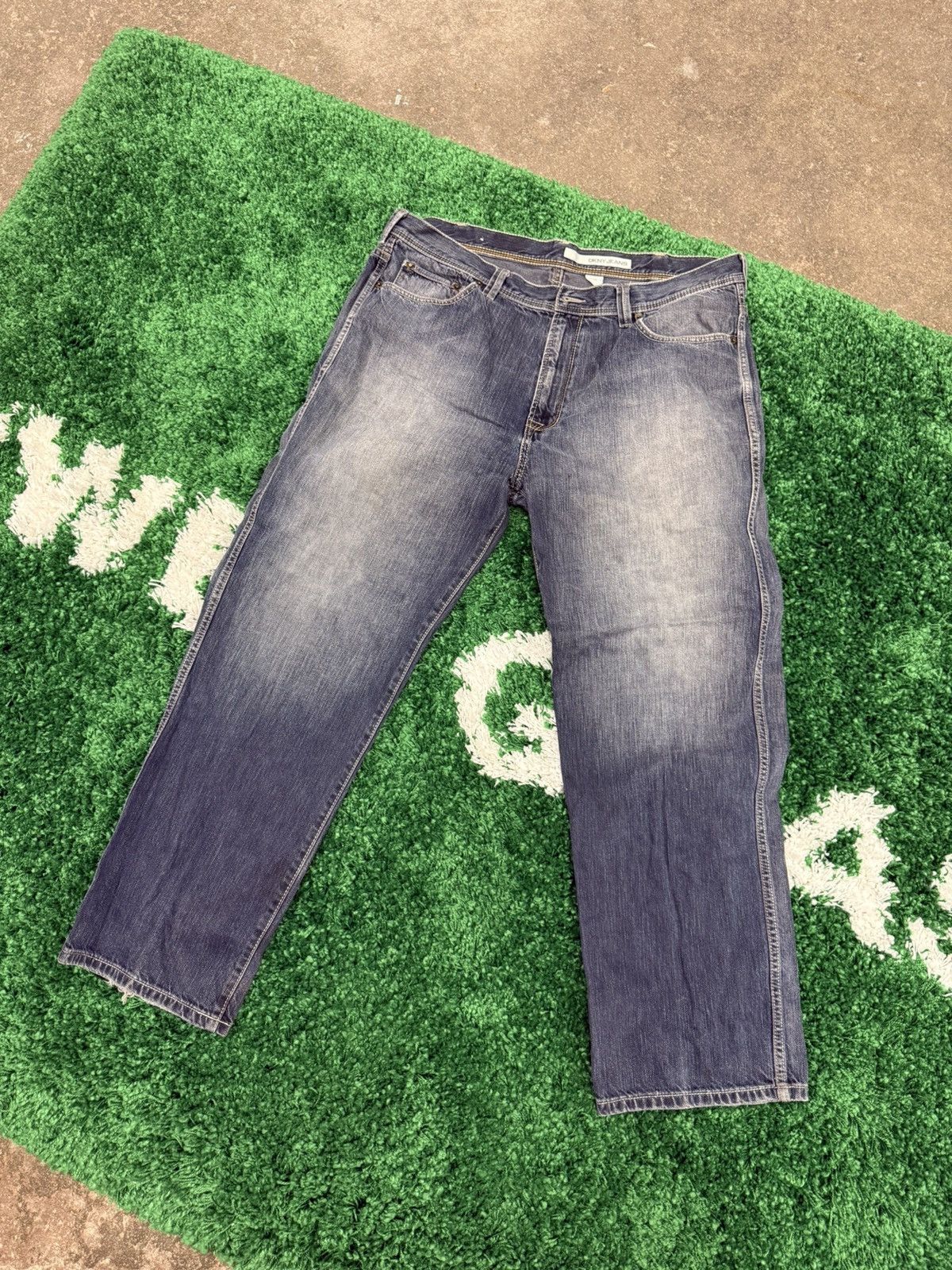 DKNY × Vintage y2k Vintage DKNY Classic Blue Denim Jeans Sz. 38 Size US 38 / EU 54 - 1 Thumbnail