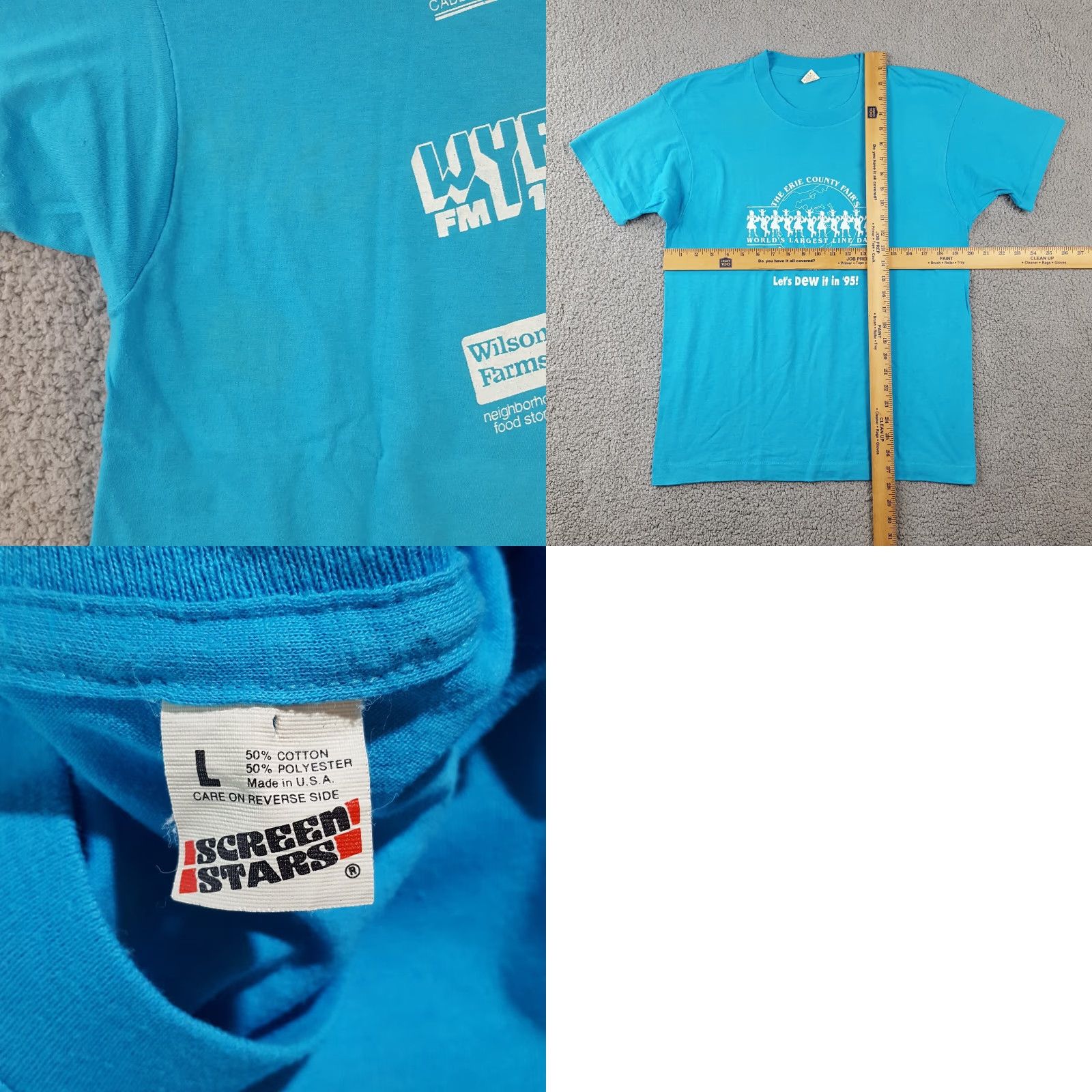 Vintage VINTAGE 90s Western T-Shirt Men Size Medium Cotton Mountain Dew Line Dancing Retro Y2K Outdoor Size US M / EU 48-50 / 2 - 8 Thumbnail